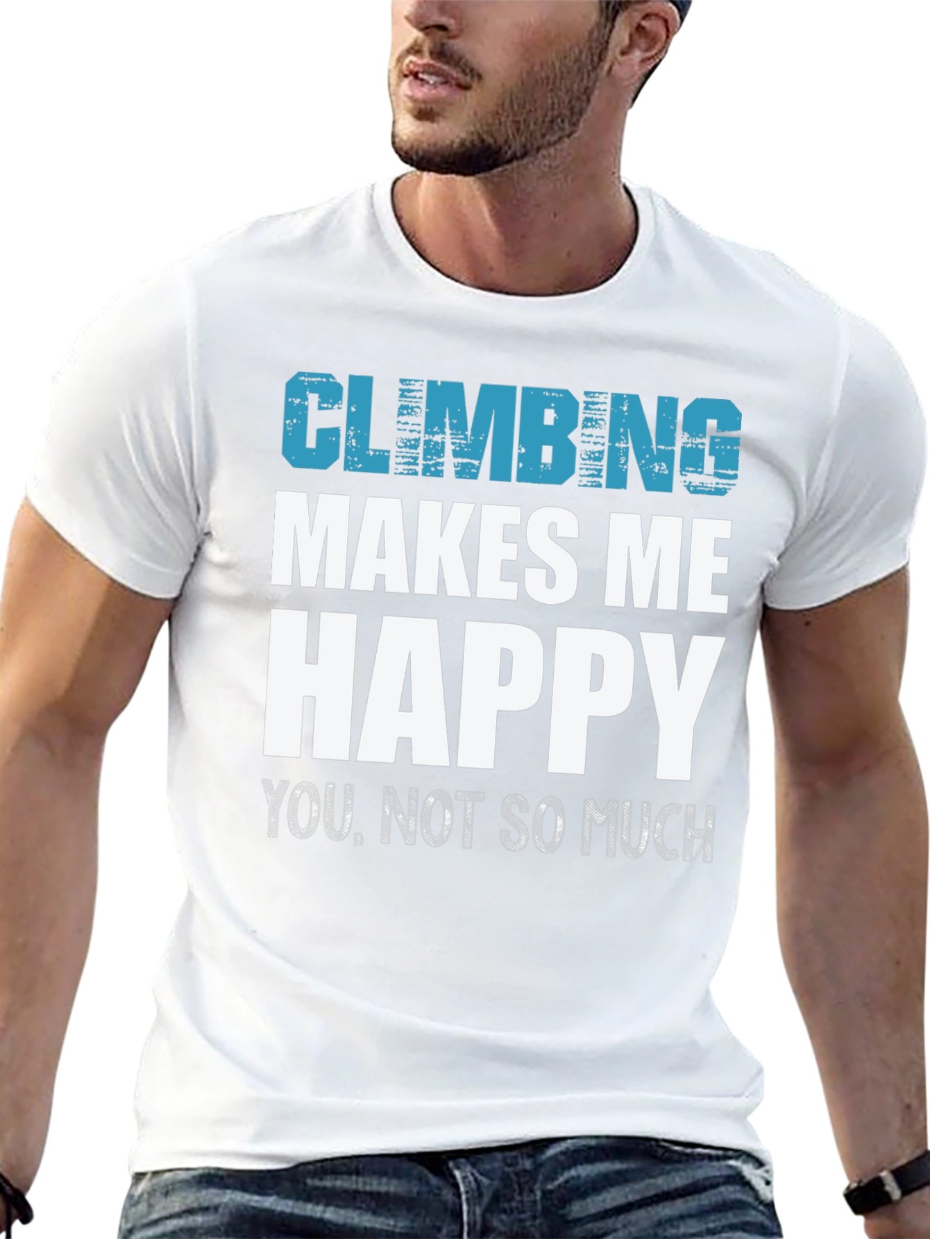 Climbing Makes Me Happy Tee