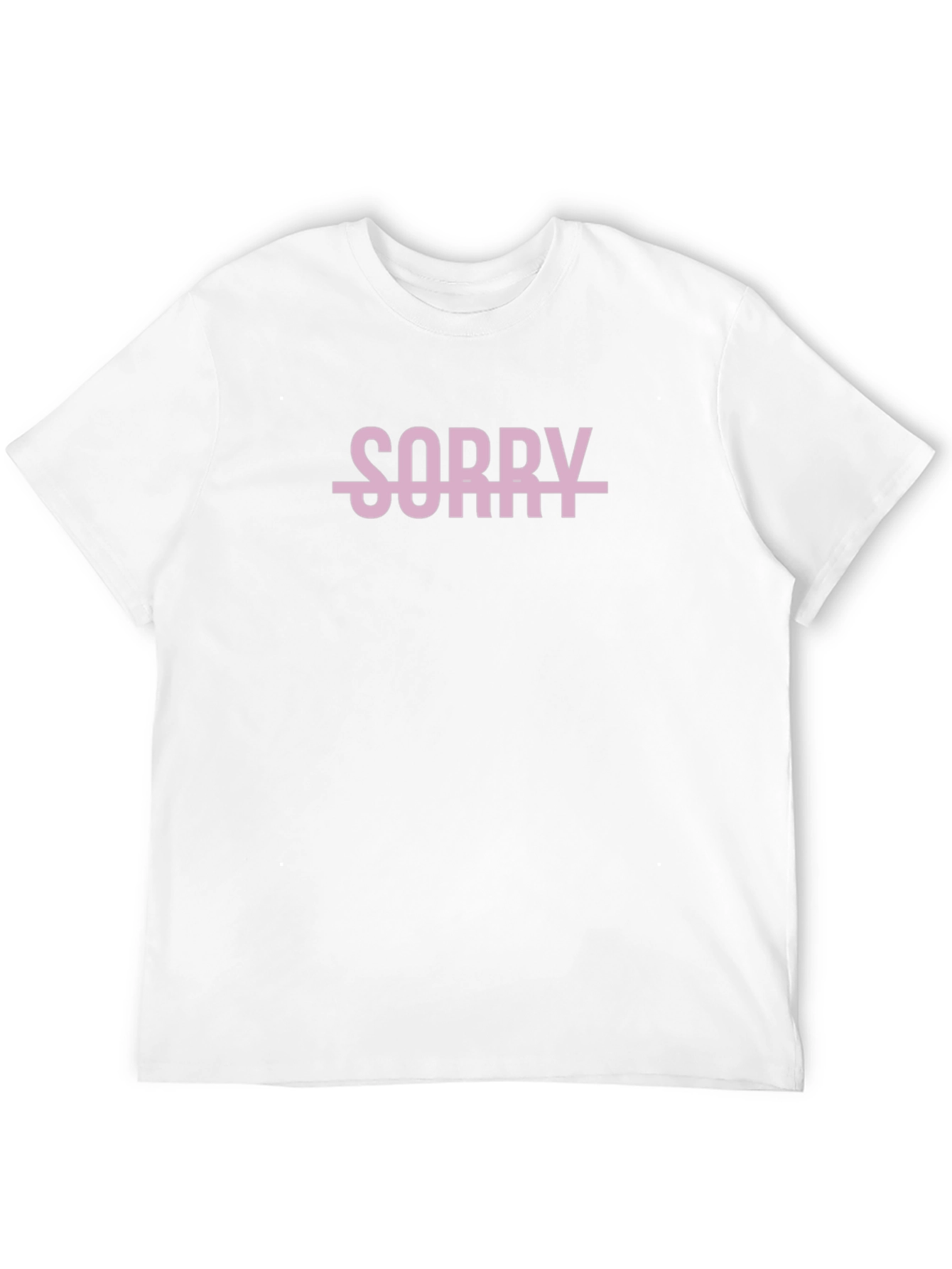 SORRY Statement Graphic Tee - Casual Style