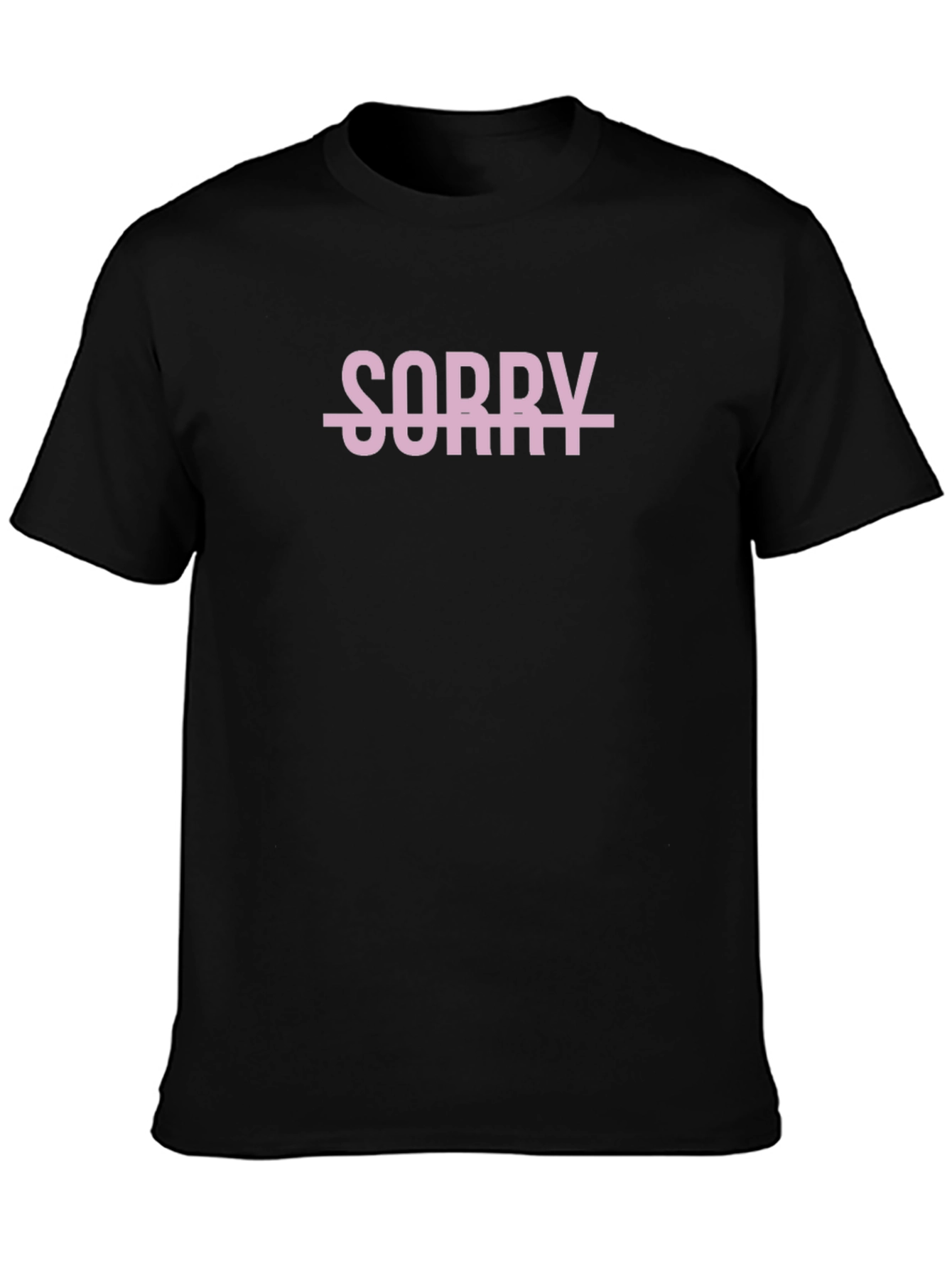 SORRY Statement Graphic Tee - Casual Style