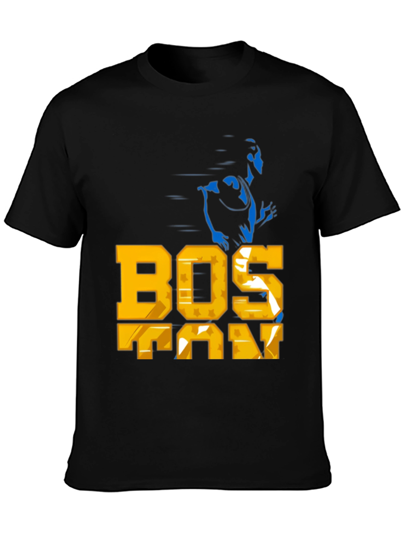 Boston Fan Tee - Black Short Sleeve T-Shirt
