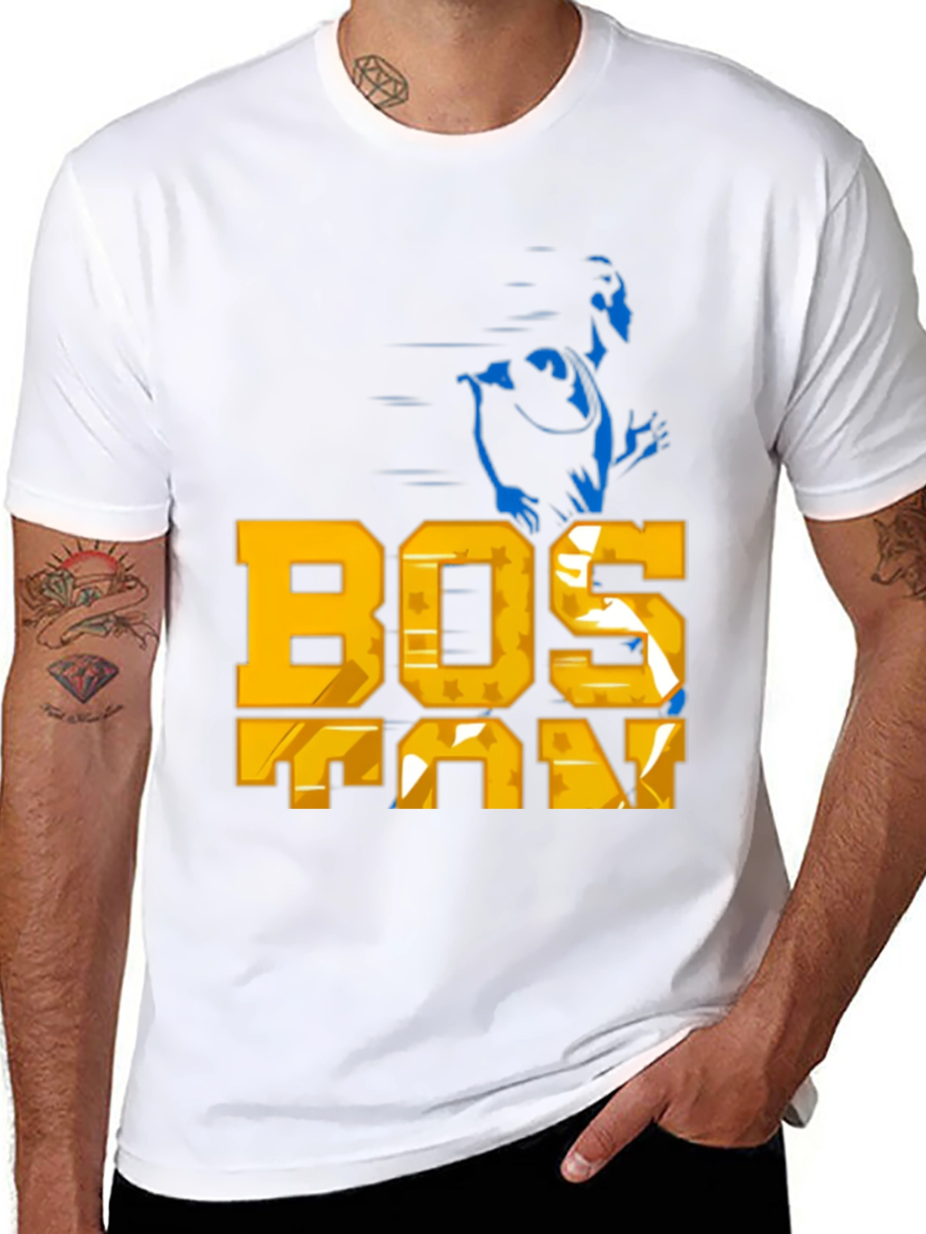 Boston Fan Tee - Black Short Sleeve T-Shirt