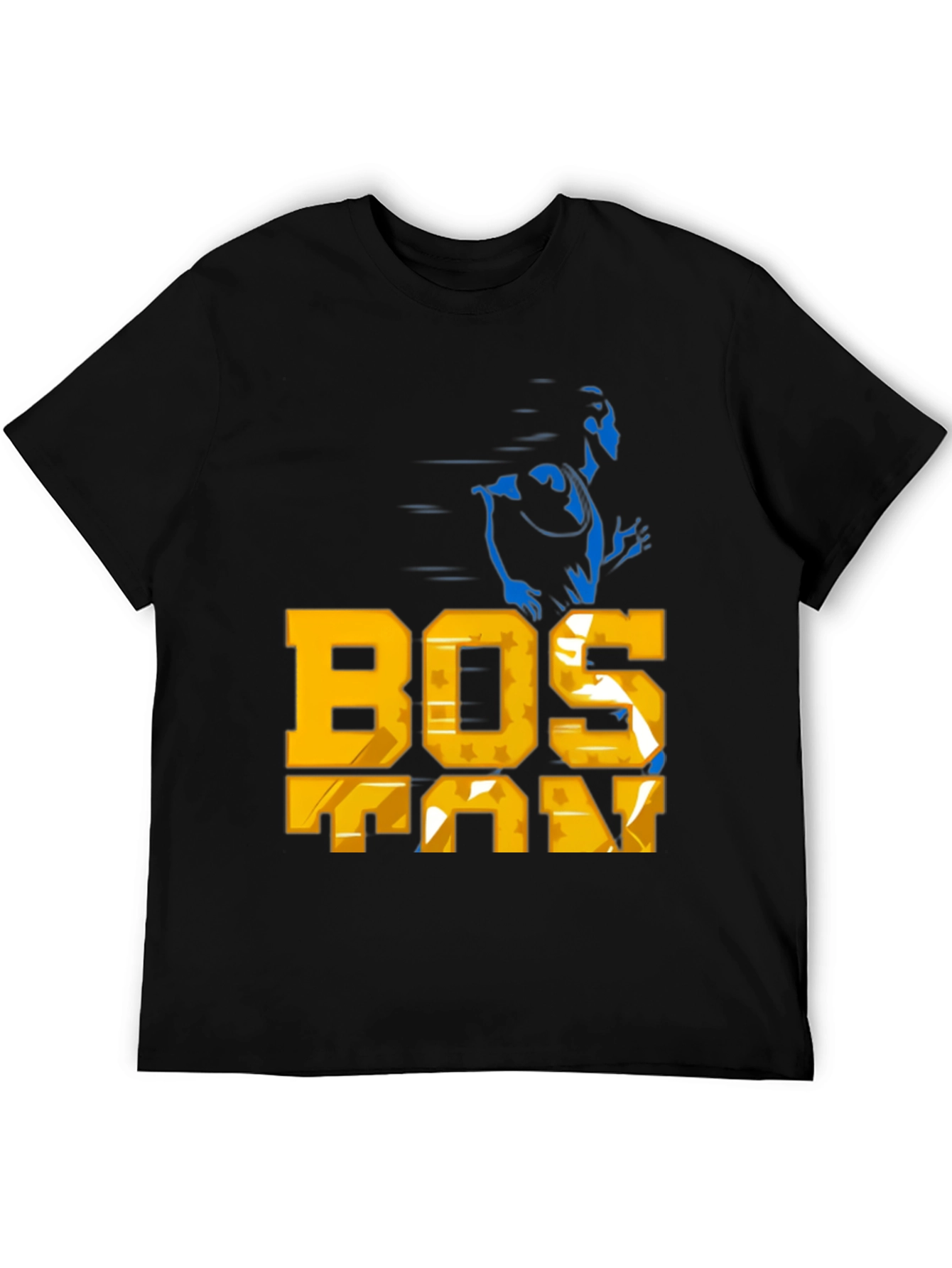 Boston Fan Tee - Black Short Sleeve T-Shirt