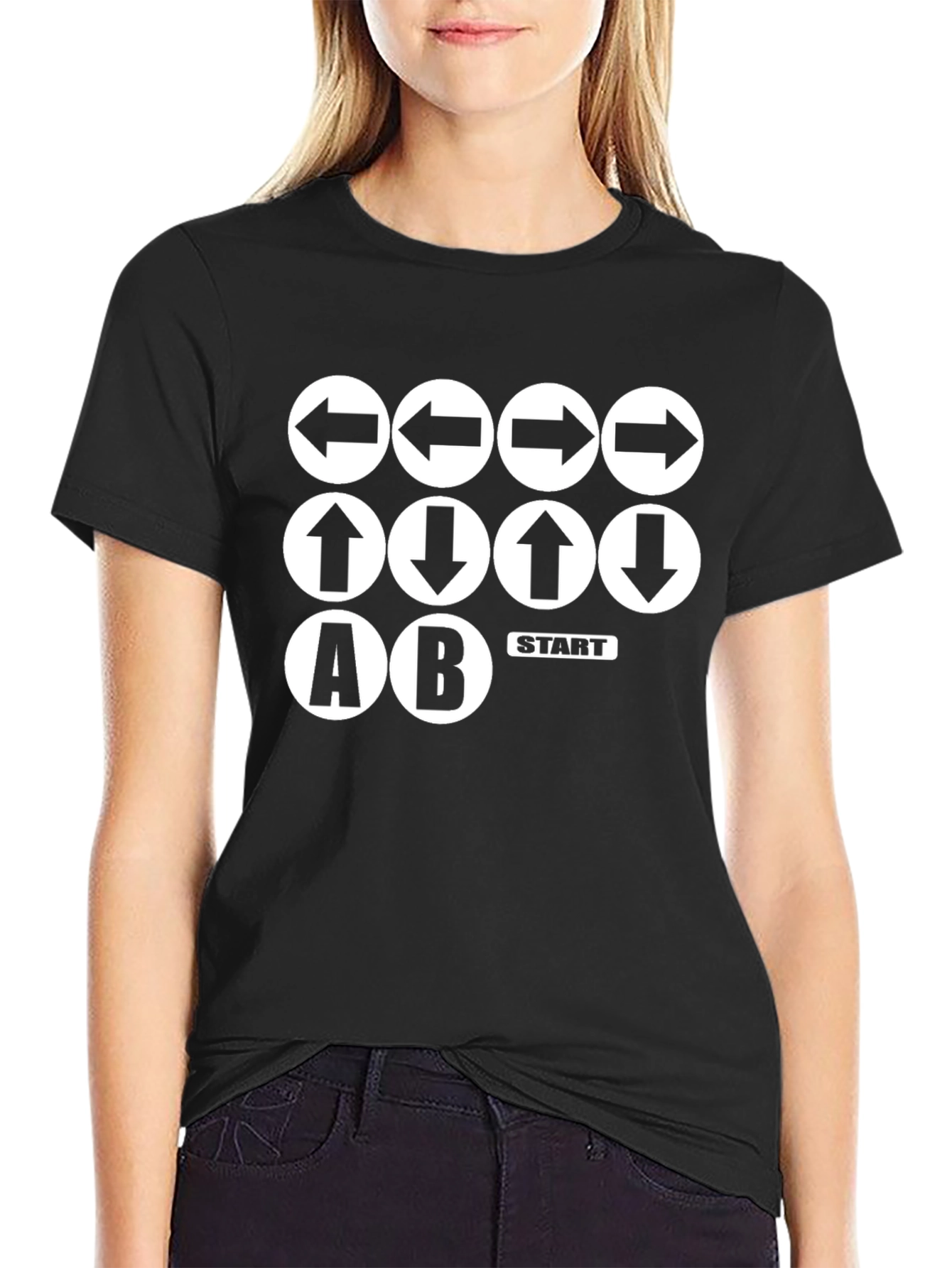 Konami Code T-Shirt - Retro Gaming Tee