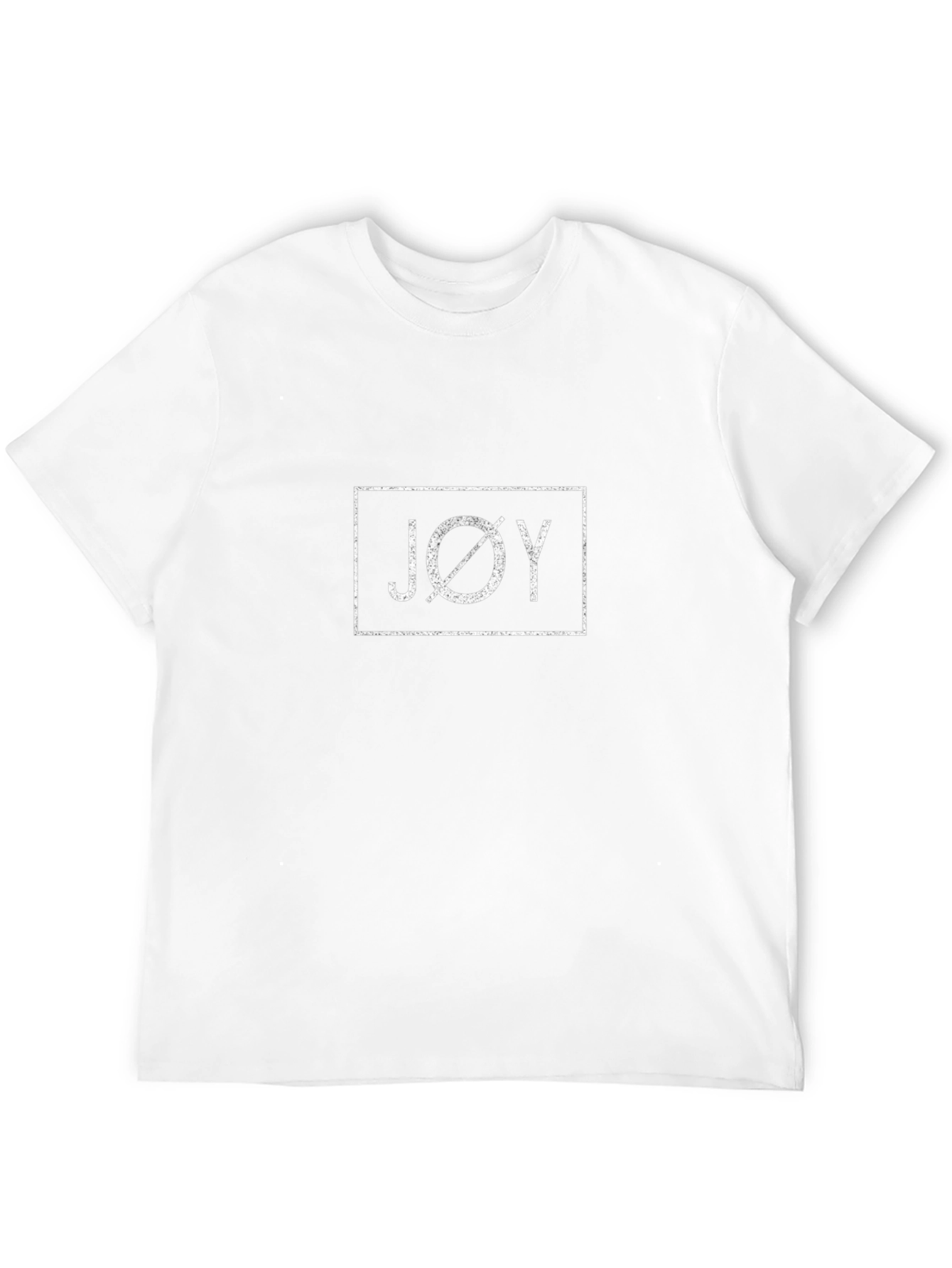 JOY Graphic Print Black T-Shirt