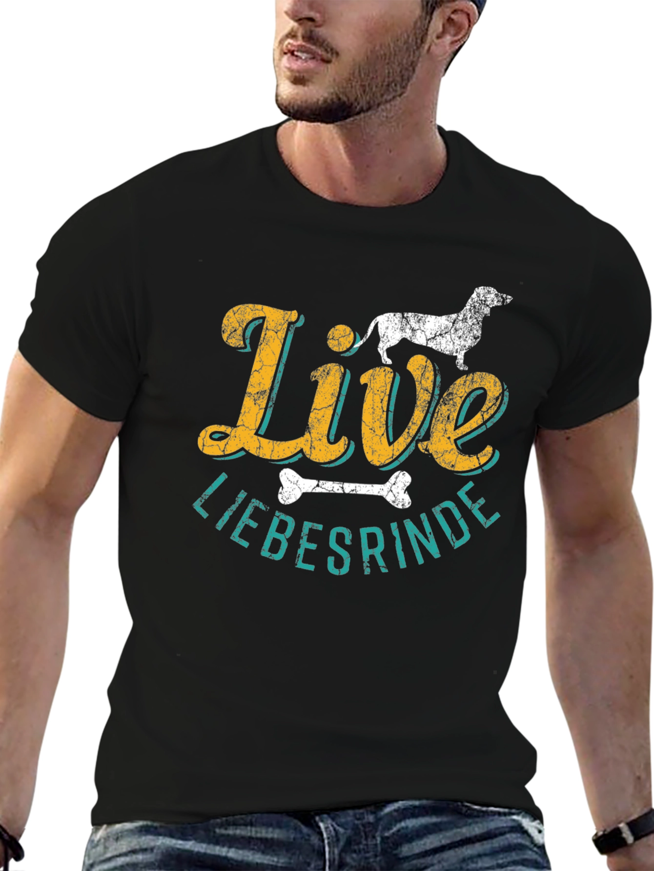Live Liebesrinde Dachshund T-Shirt