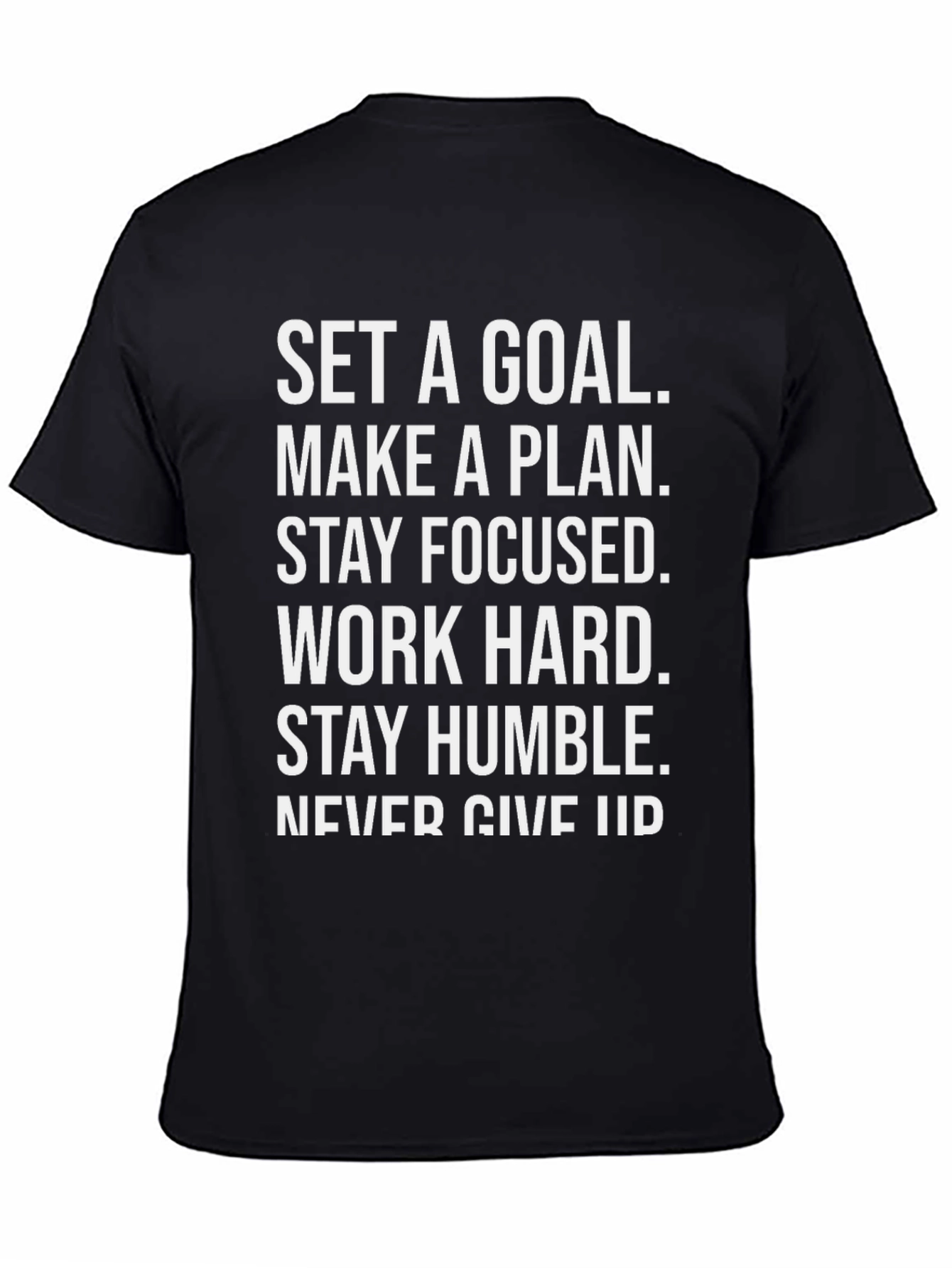 Motivational Graphic T-Shirt: Set Goals