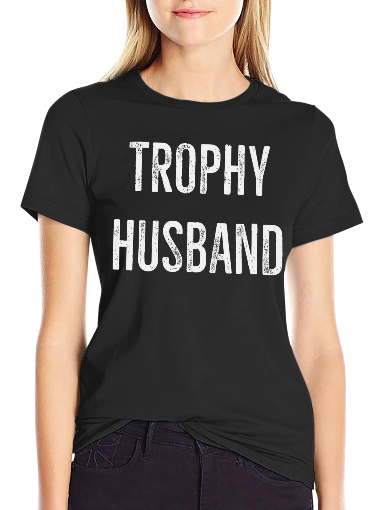 Trophy Husband Graphic Tee - Mens Novelty T-Shirt