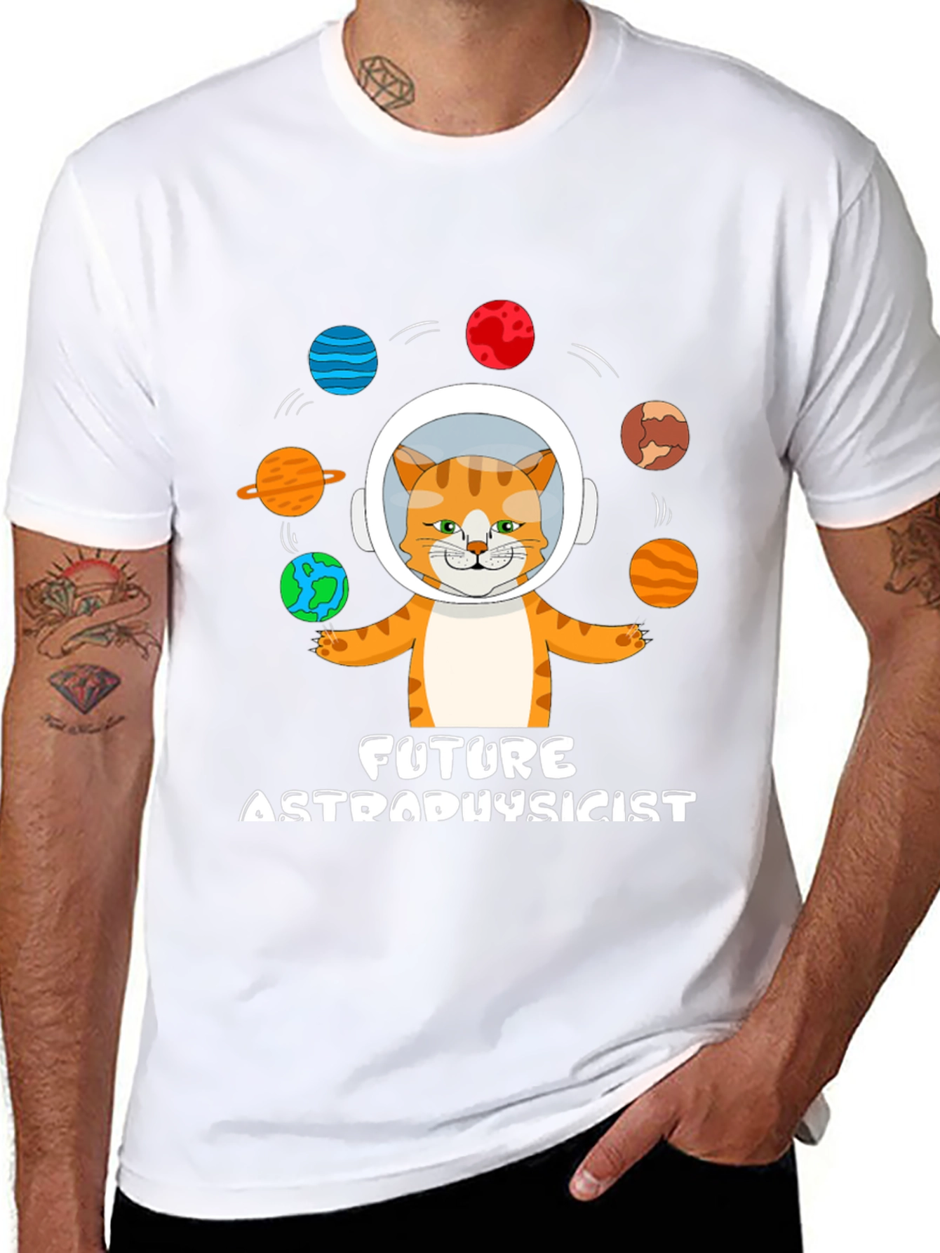 Future Astrophysicist Cat T-Shirt