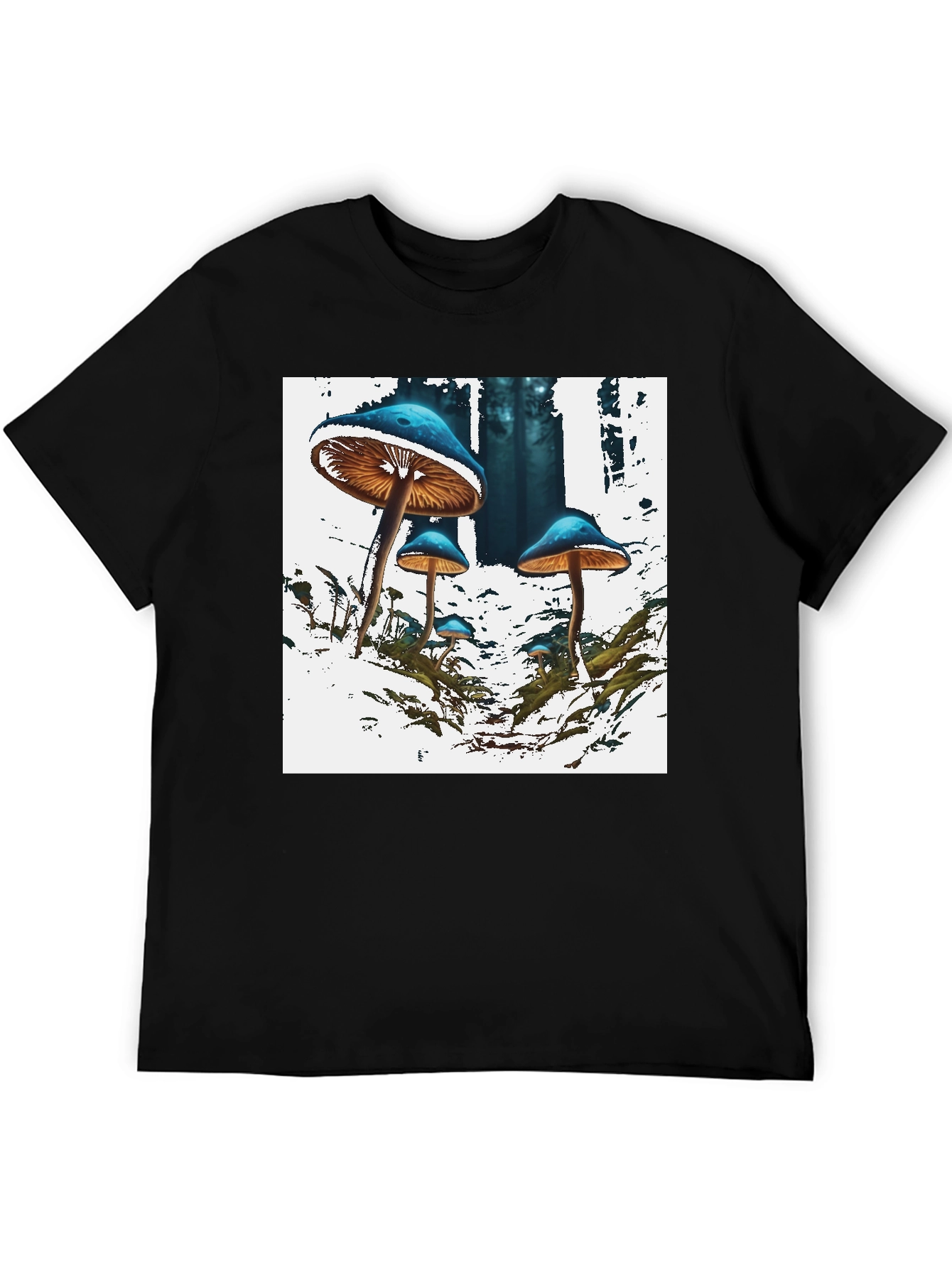 Mushroom Forest Graphic T-Shirt