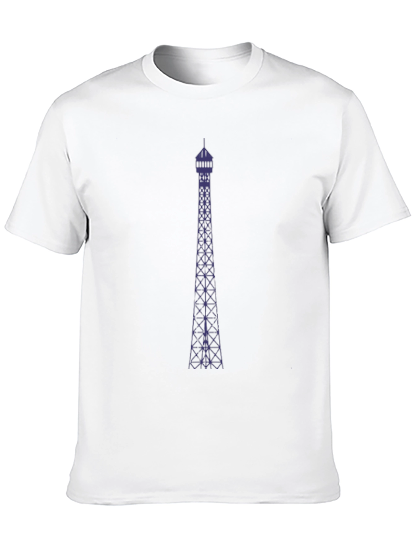 Tower Graphic Tee - Modern Mens Black T-Shirt