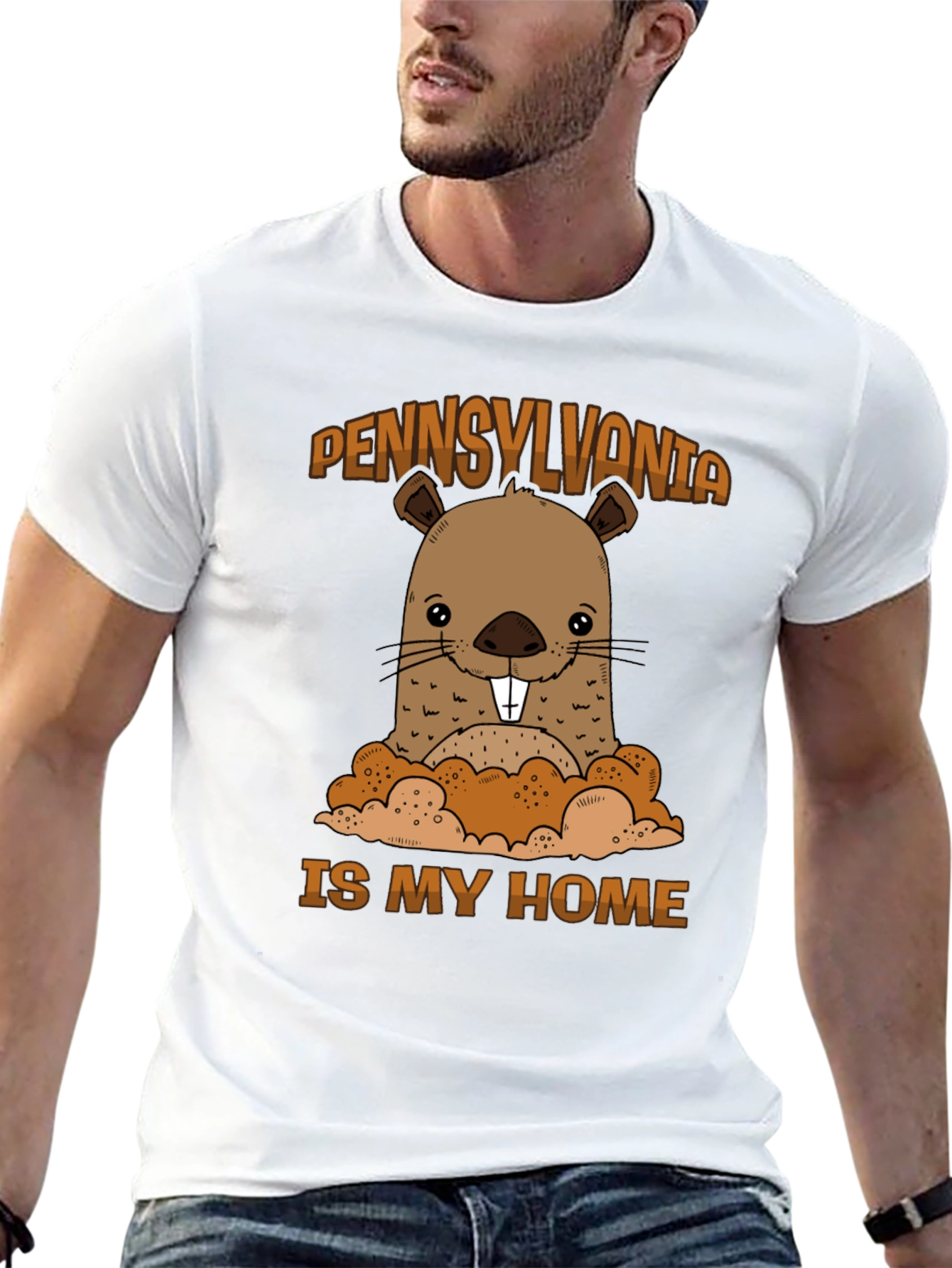 Pennsylvania Groundhog Graphic Tee