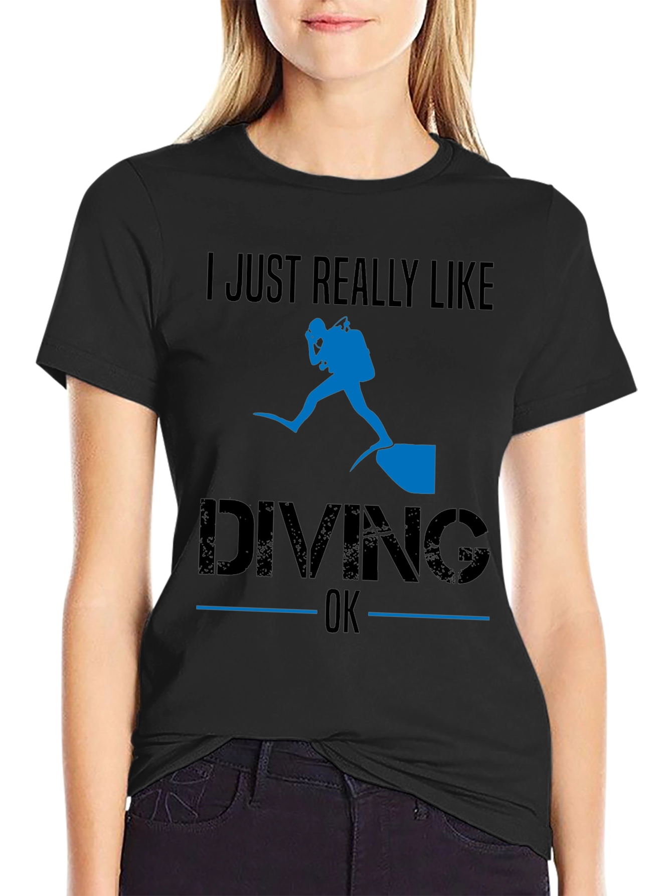 I Just Really Like Diving OK T-Shirt
