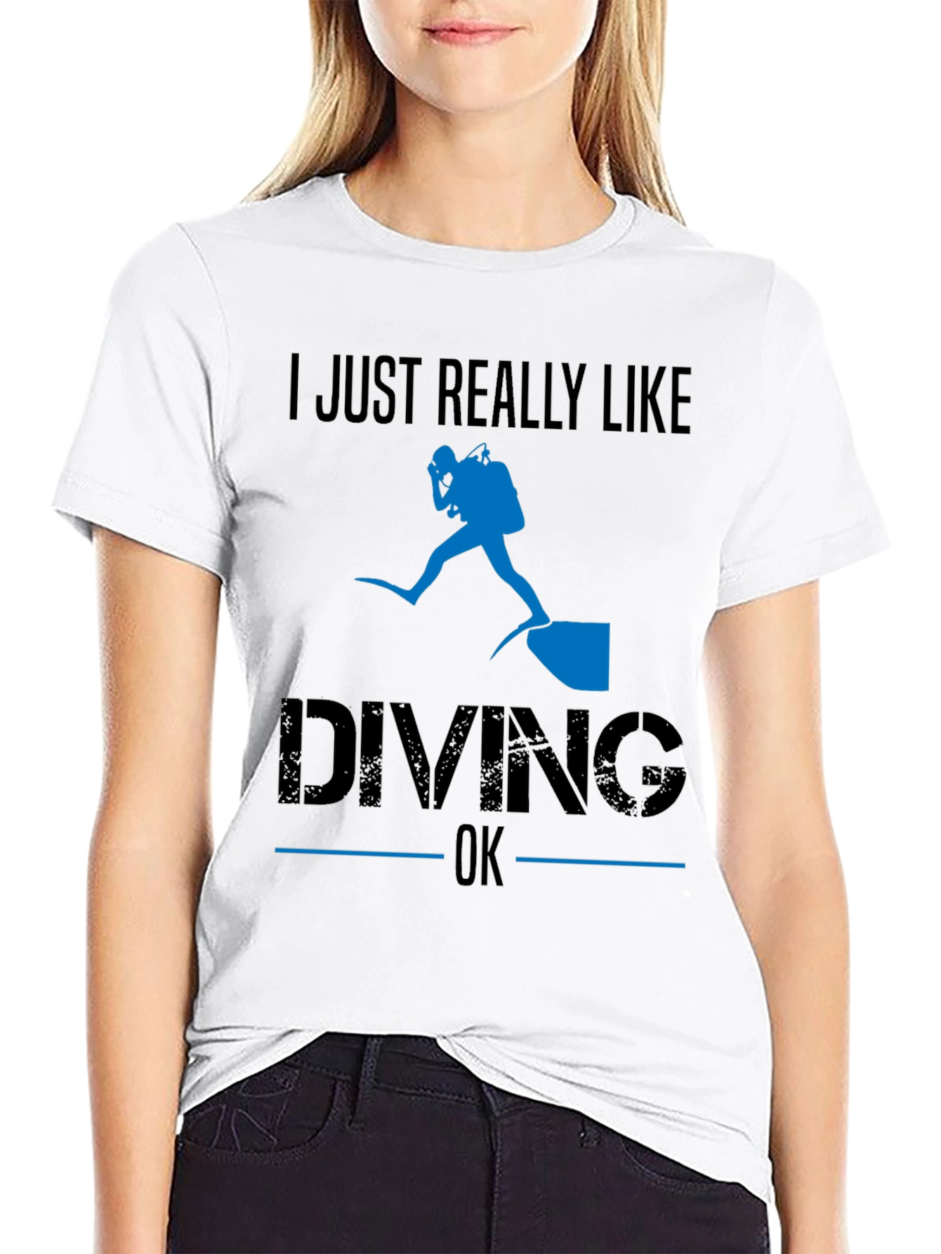 I Just Really Like Diving OK T-Shirt