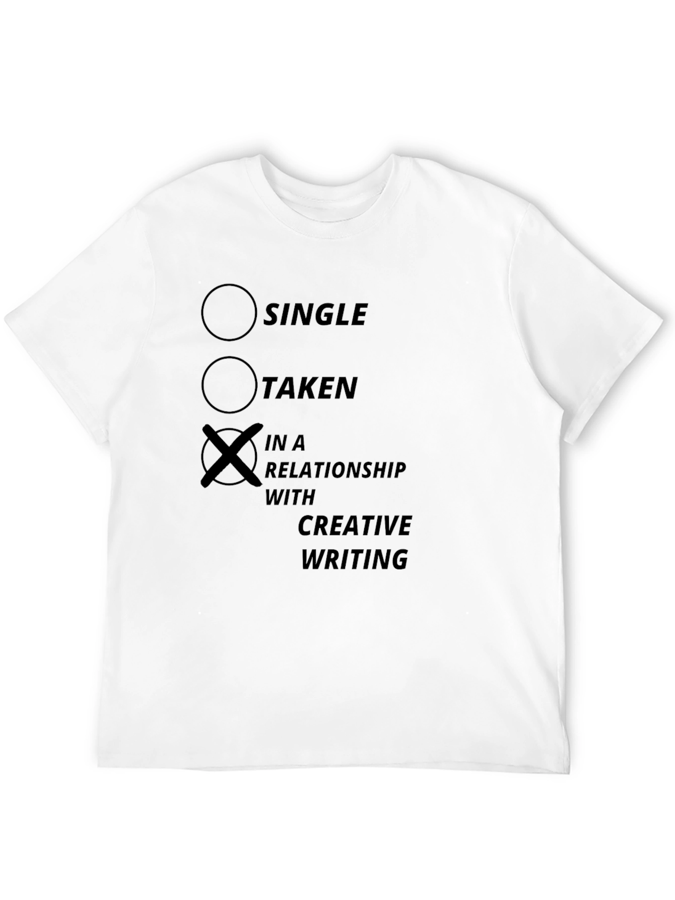 Creative Writing Relationship T-Shirt - Novelty Tee