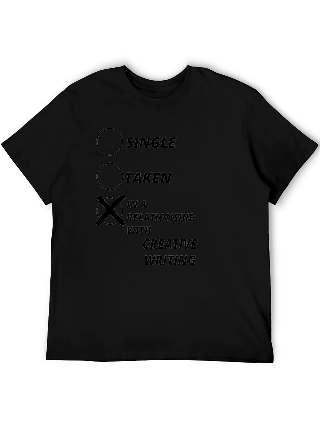 Creative Writing Relationship T-Shirt - Novelty Tee