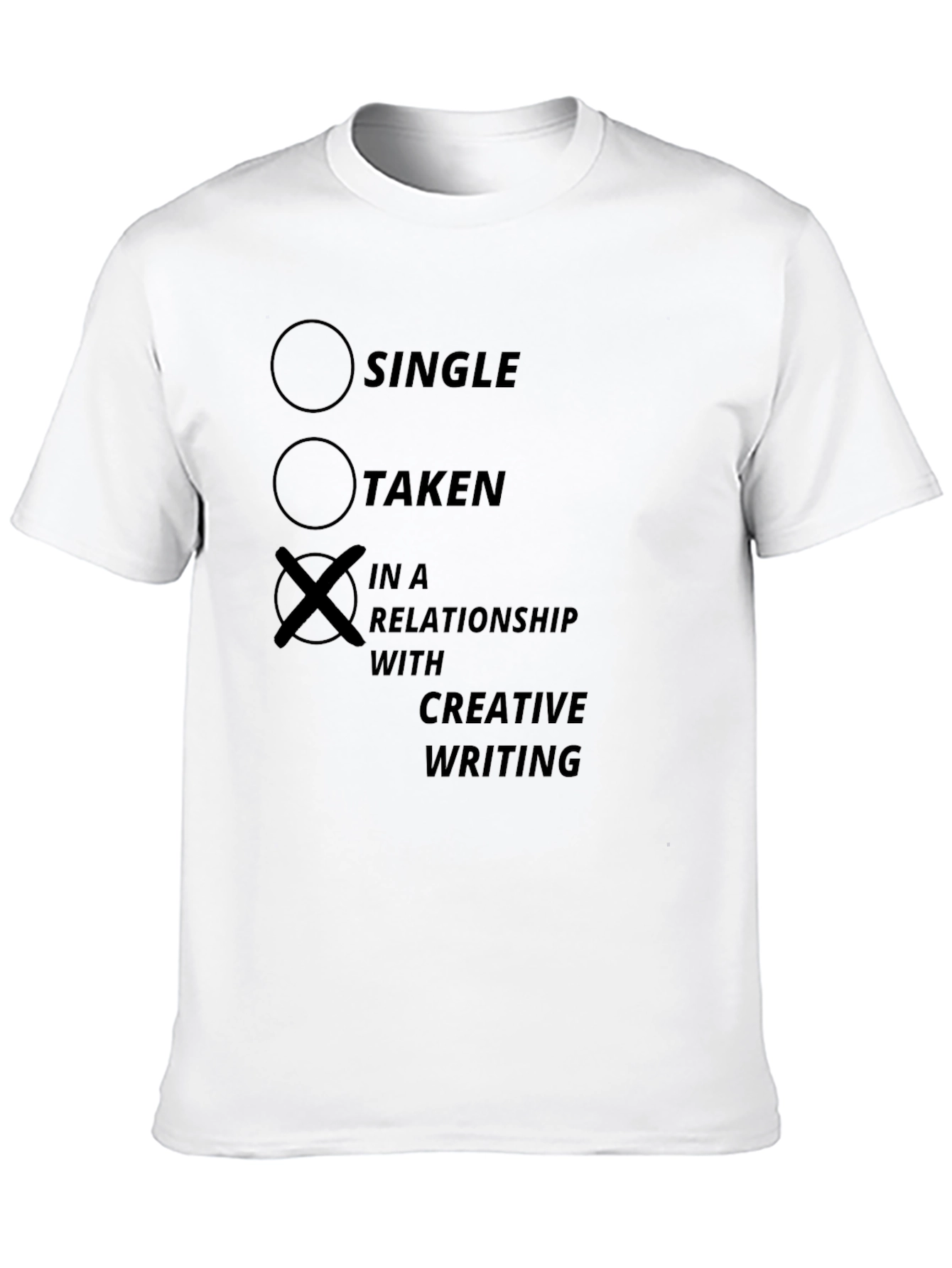 Creative Writing Relationship T-Shirt - Novelty Tee