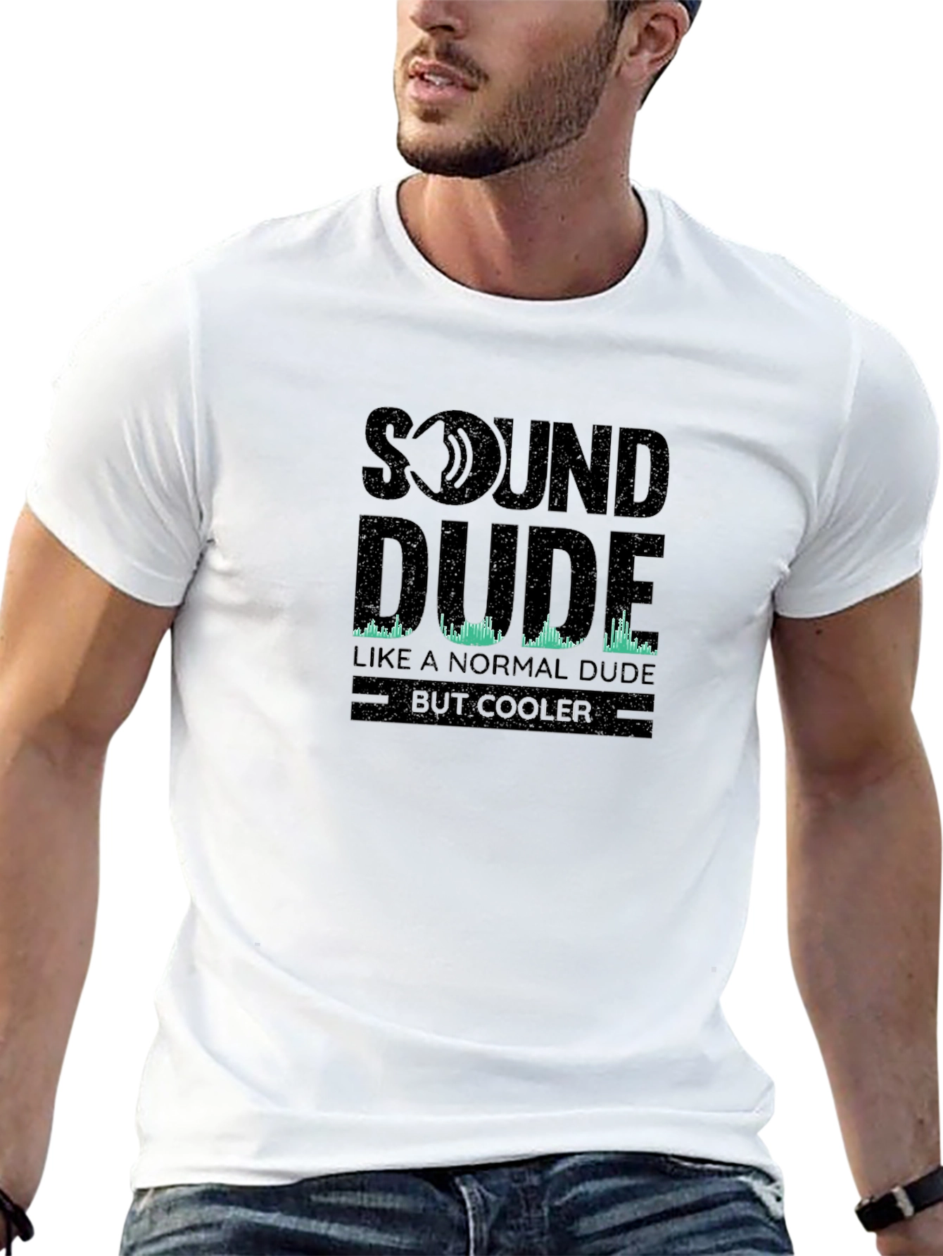 Sound Dude Graphic Tee - Cool Music Lover T-Shirt