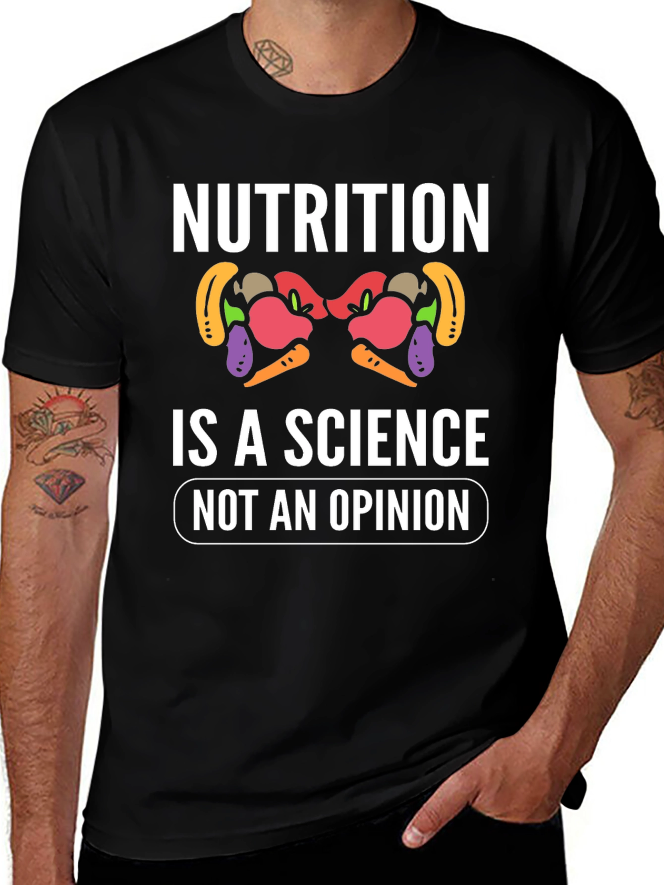 Nutrition Science T-Shirt - Unisex Black Tee