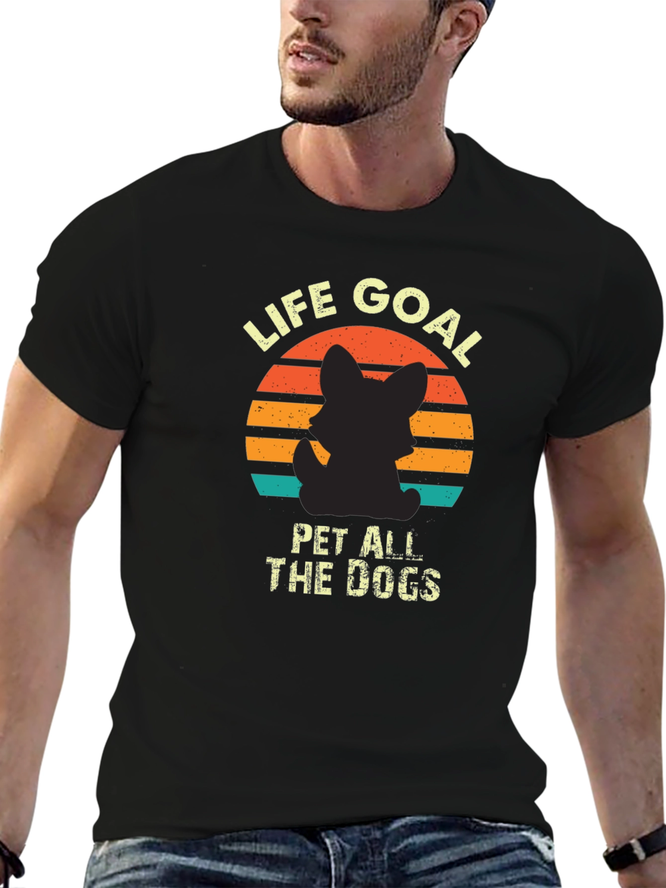 Life Goal Pet All The Dogs T-Shirt