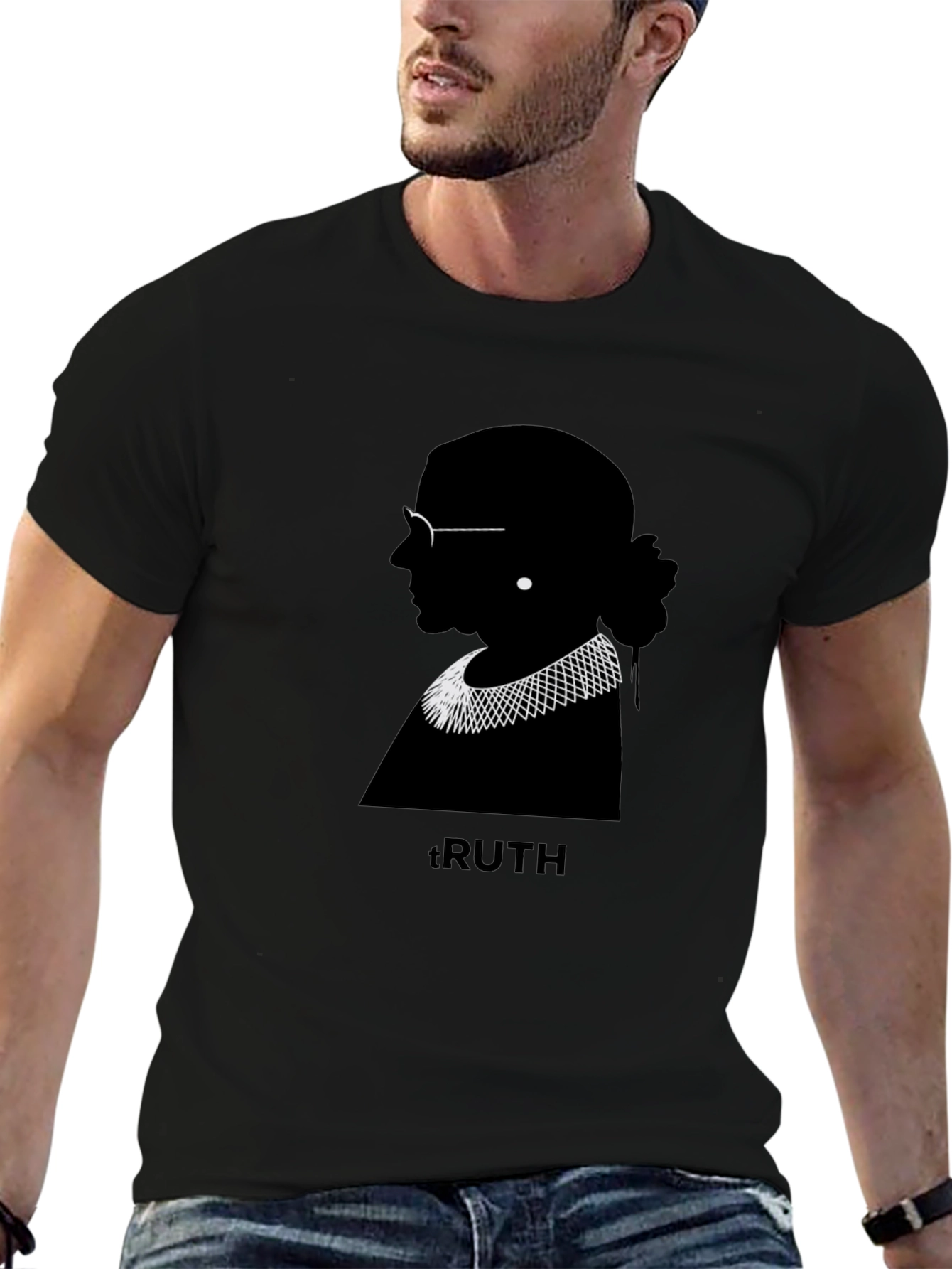 Ruth Bader Ginsburg Truth Graphic Tee - Black