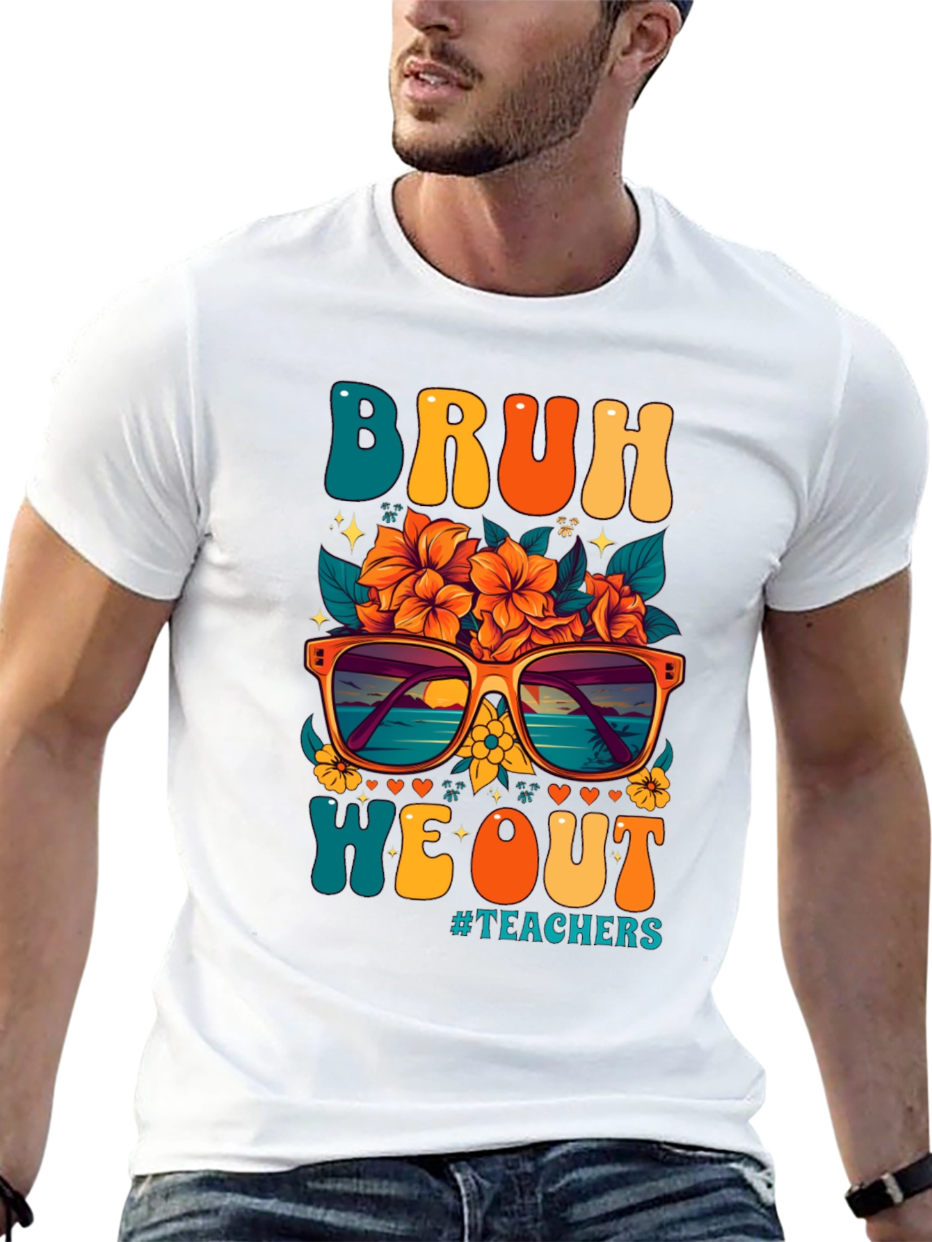 Bruh We Out Teacher Graphic Tee