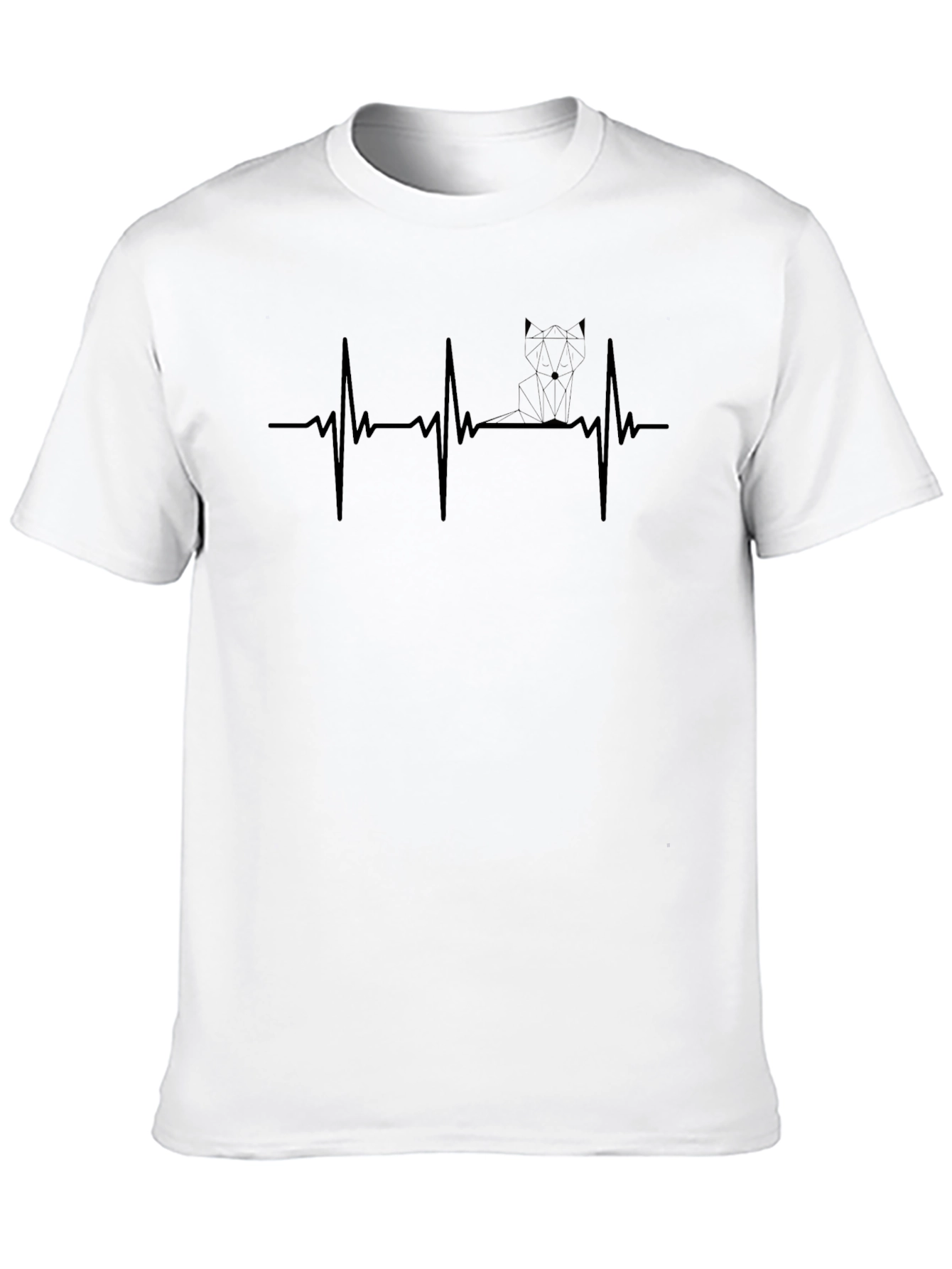 Heartbeat Dog T-Shirt - Stylish Pet Lover Tee
