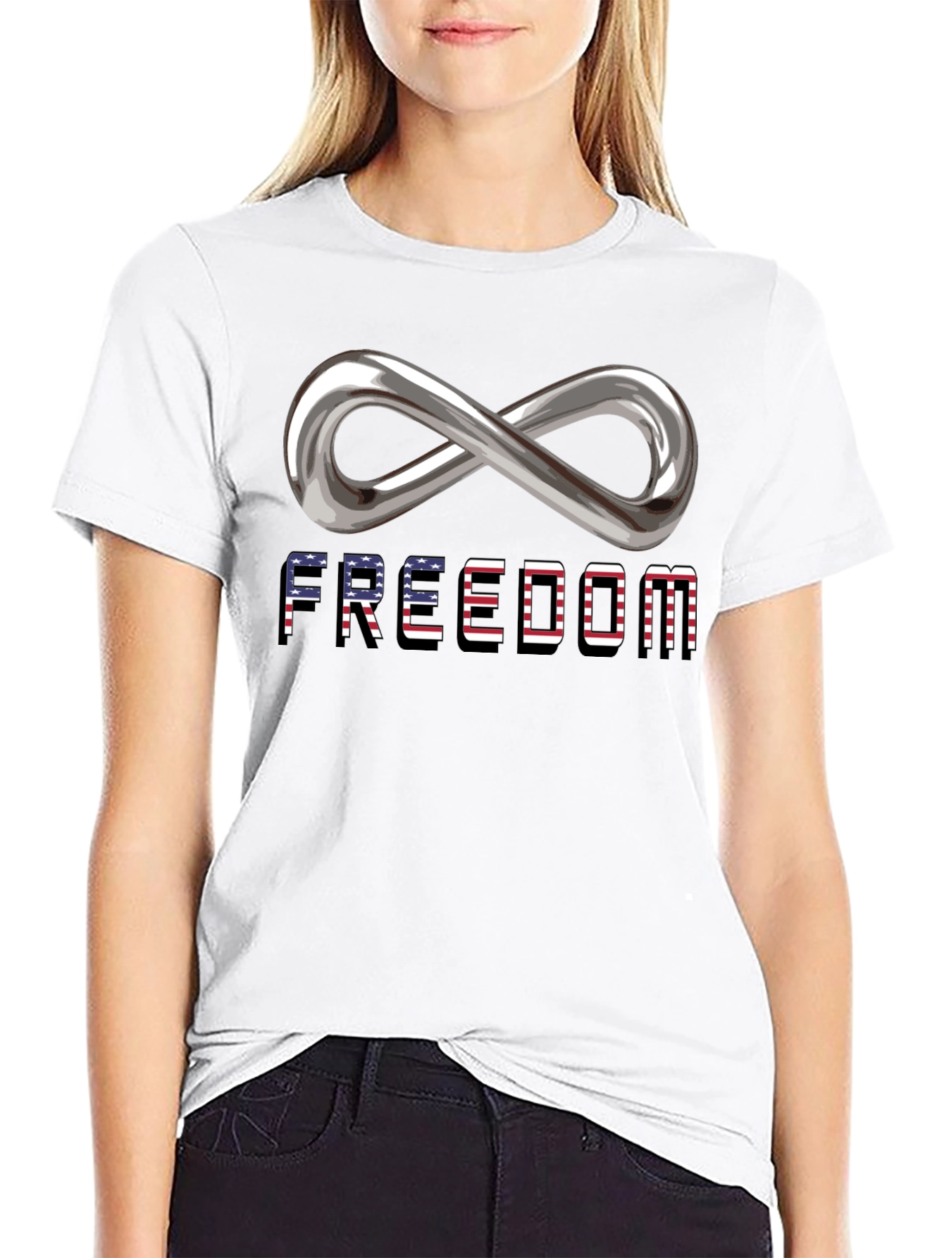 Freedom Infinity Patriotic T-Shirt
