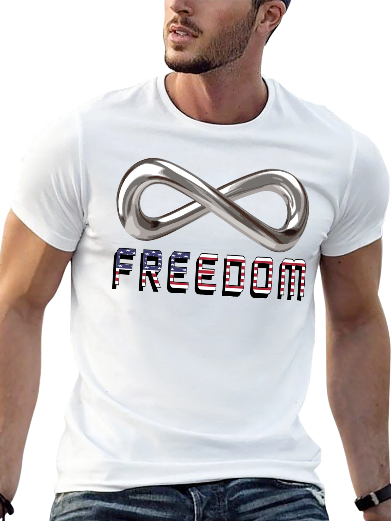 Freedom Infinity Patriotic T-Shirt