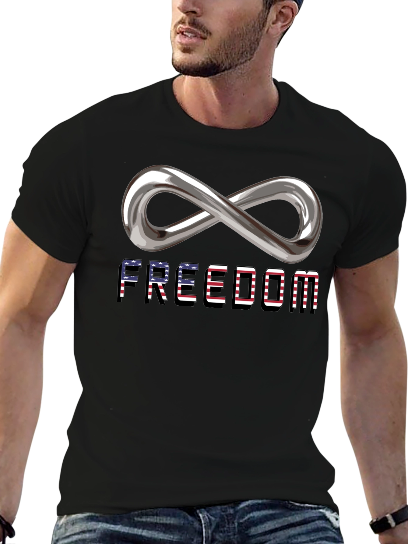 Freedom Infinity Patriotic T-Shirt