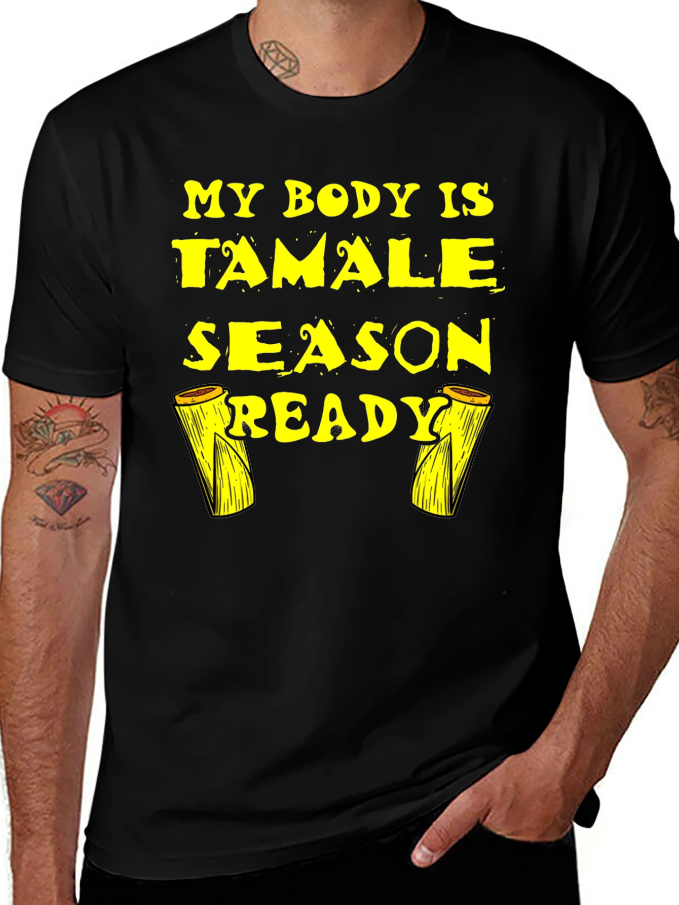 Tamale Season Ready Black T-Shirt