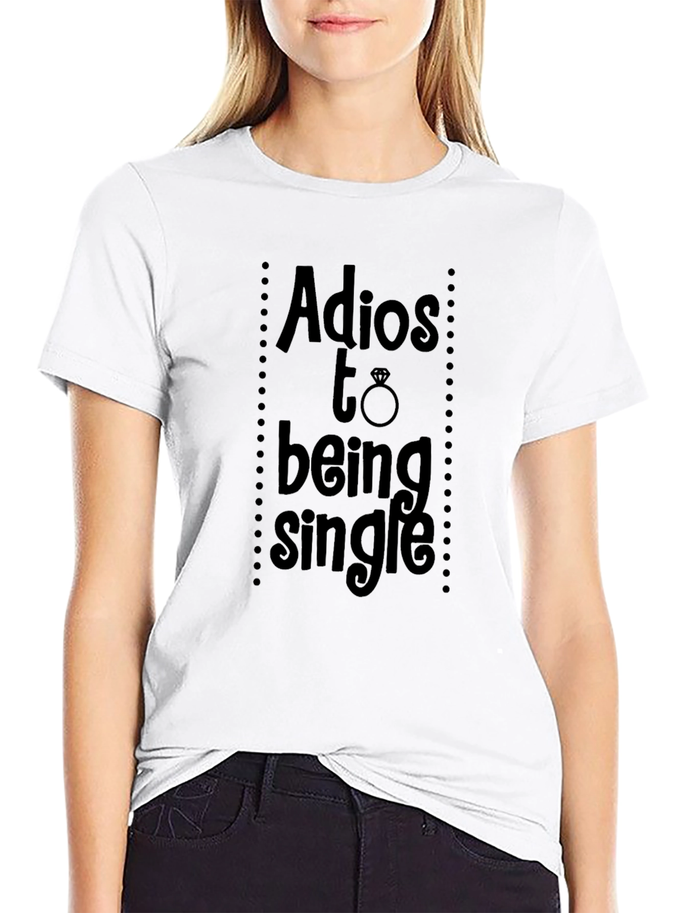 Adios to Being Single T-Shirt Wedding