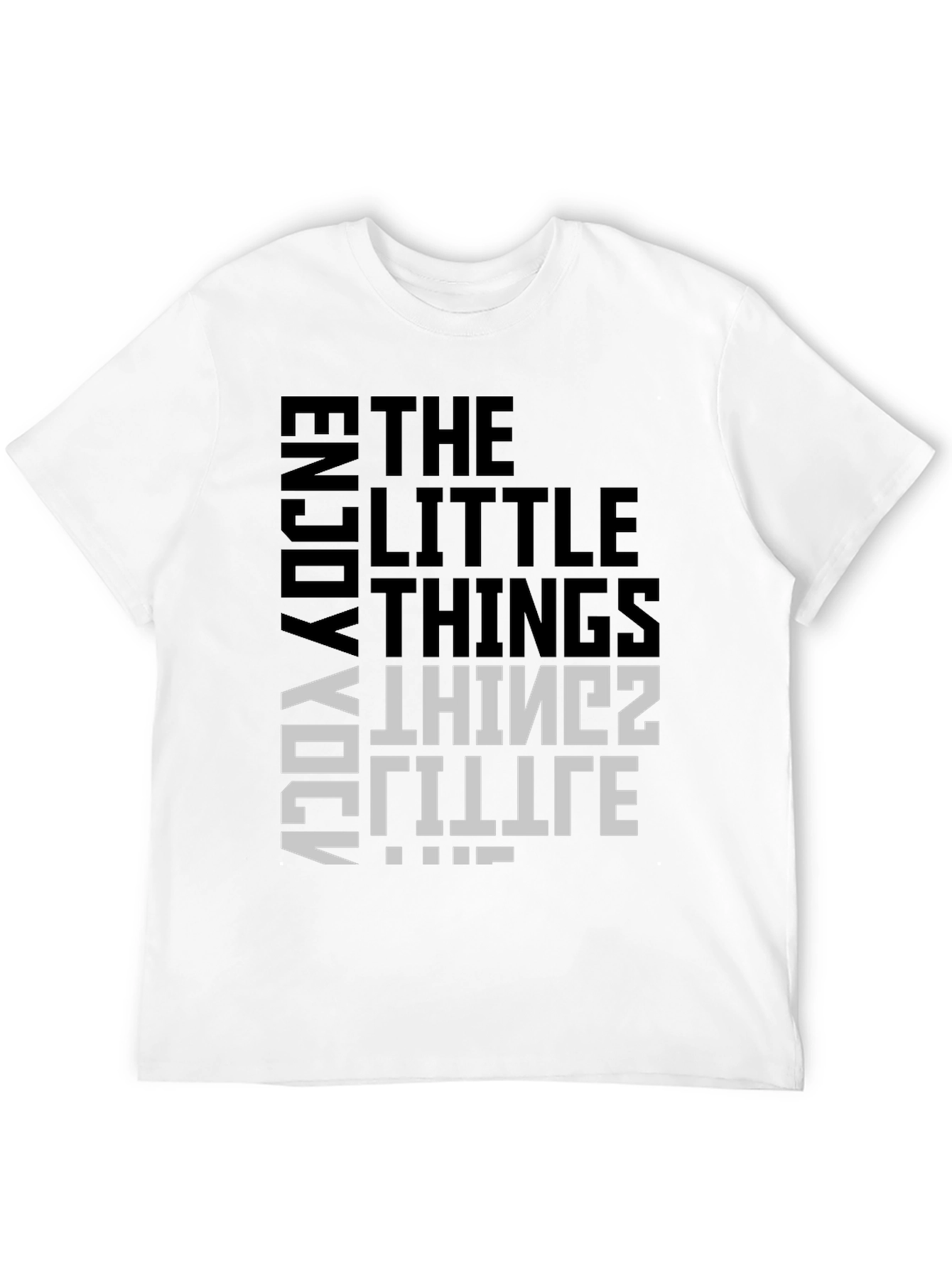 Enjoy Little Things Graphic Tee - Black