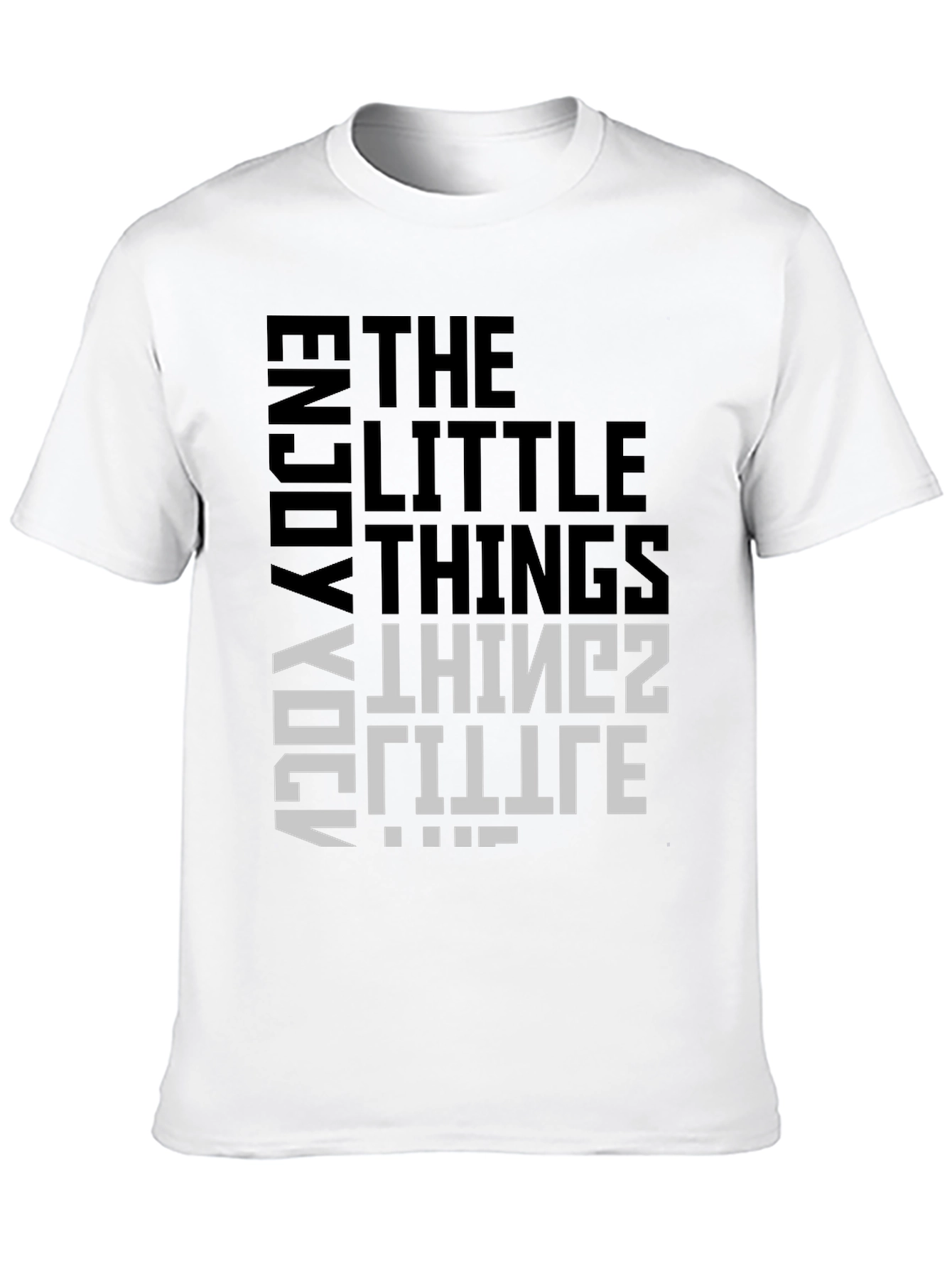 Enjoy Little Things Graphic Tee - Black