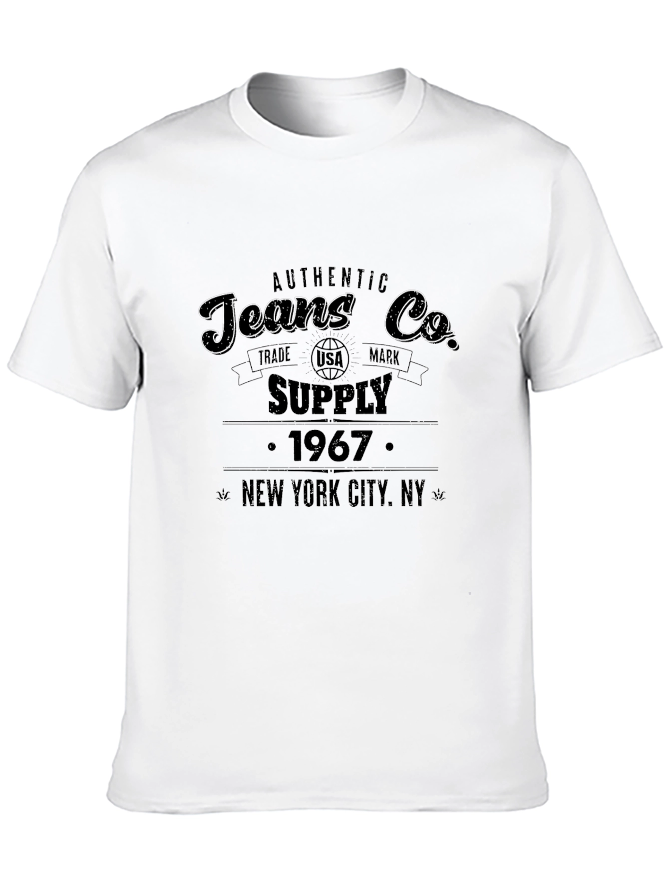 Authentic Jeans Co. 1967 Black Graphic T-Shirt
