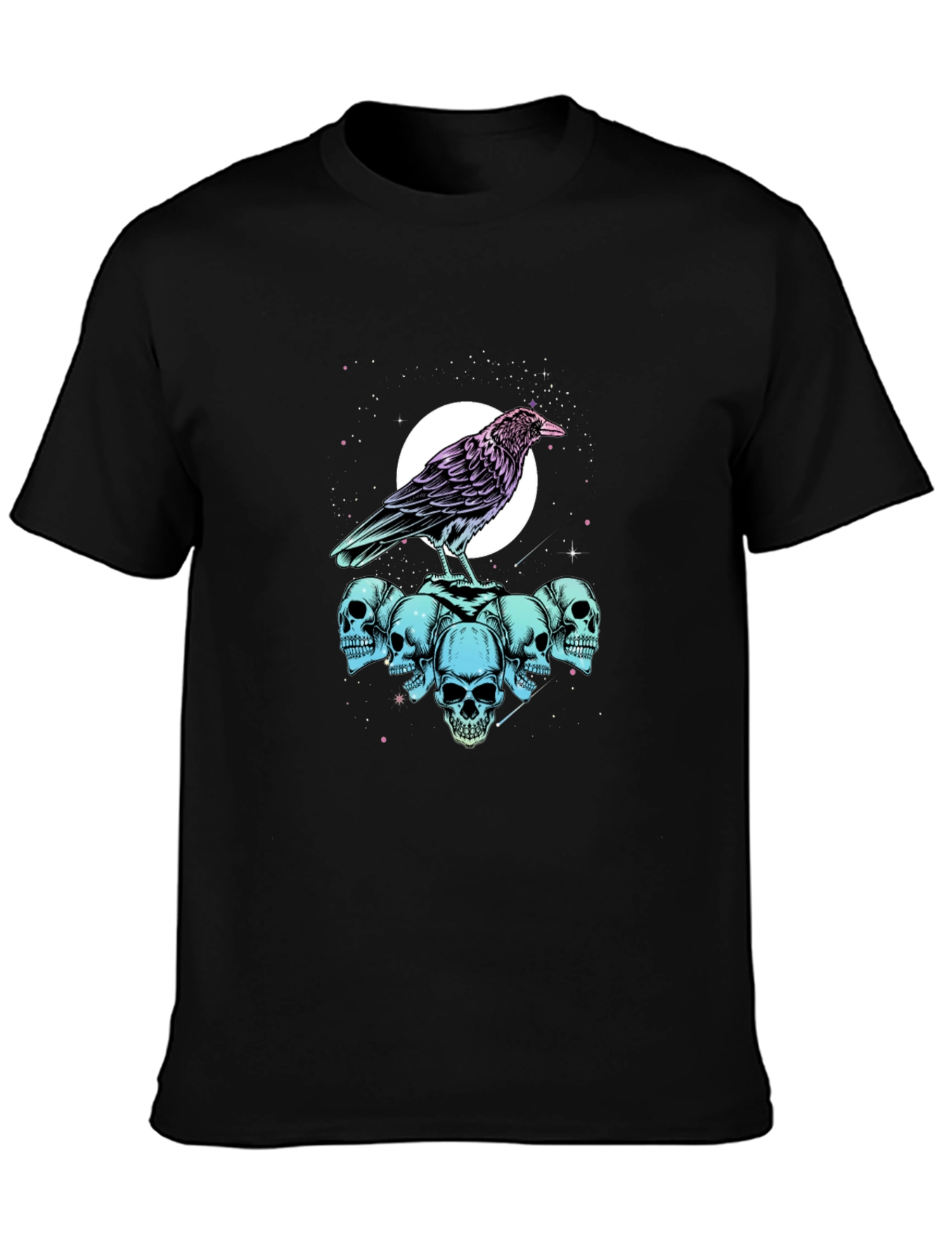 Raven Skull Graphic Tee