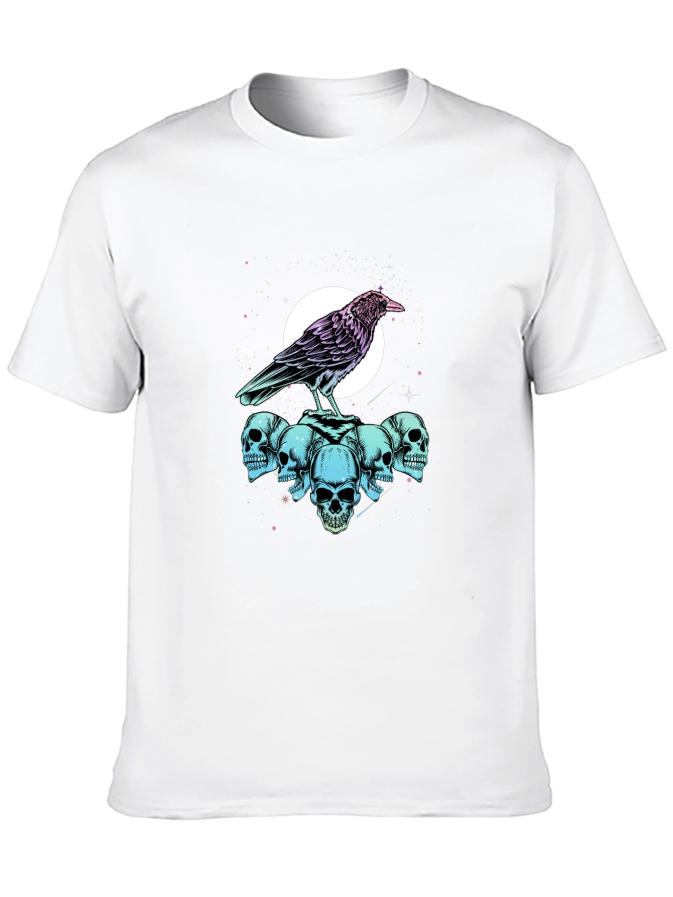 Raven Skull Graphic Tee