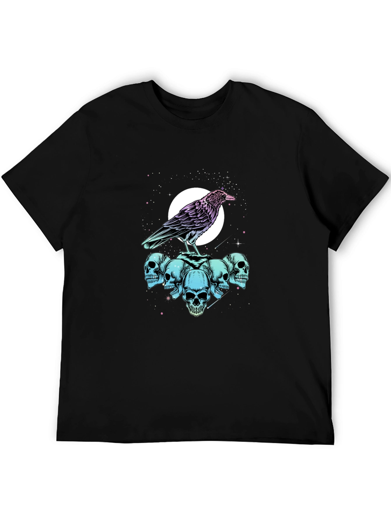 Raven Skull Graphic Tee