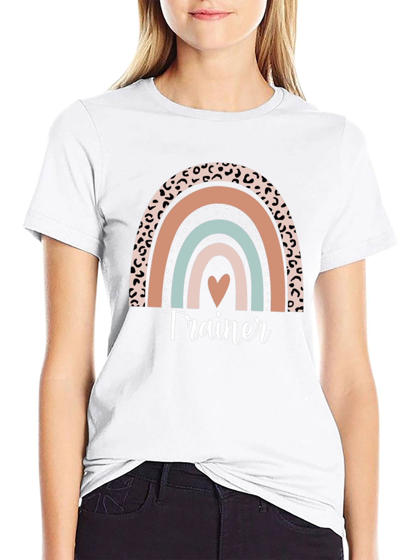 Trainer Rainbow Graphic T-Shirt