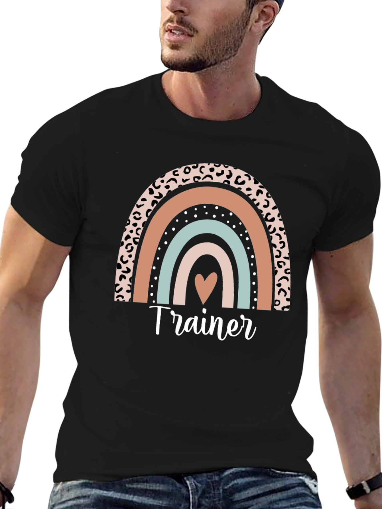 Trainer Rainbow Graphic T-Shirt