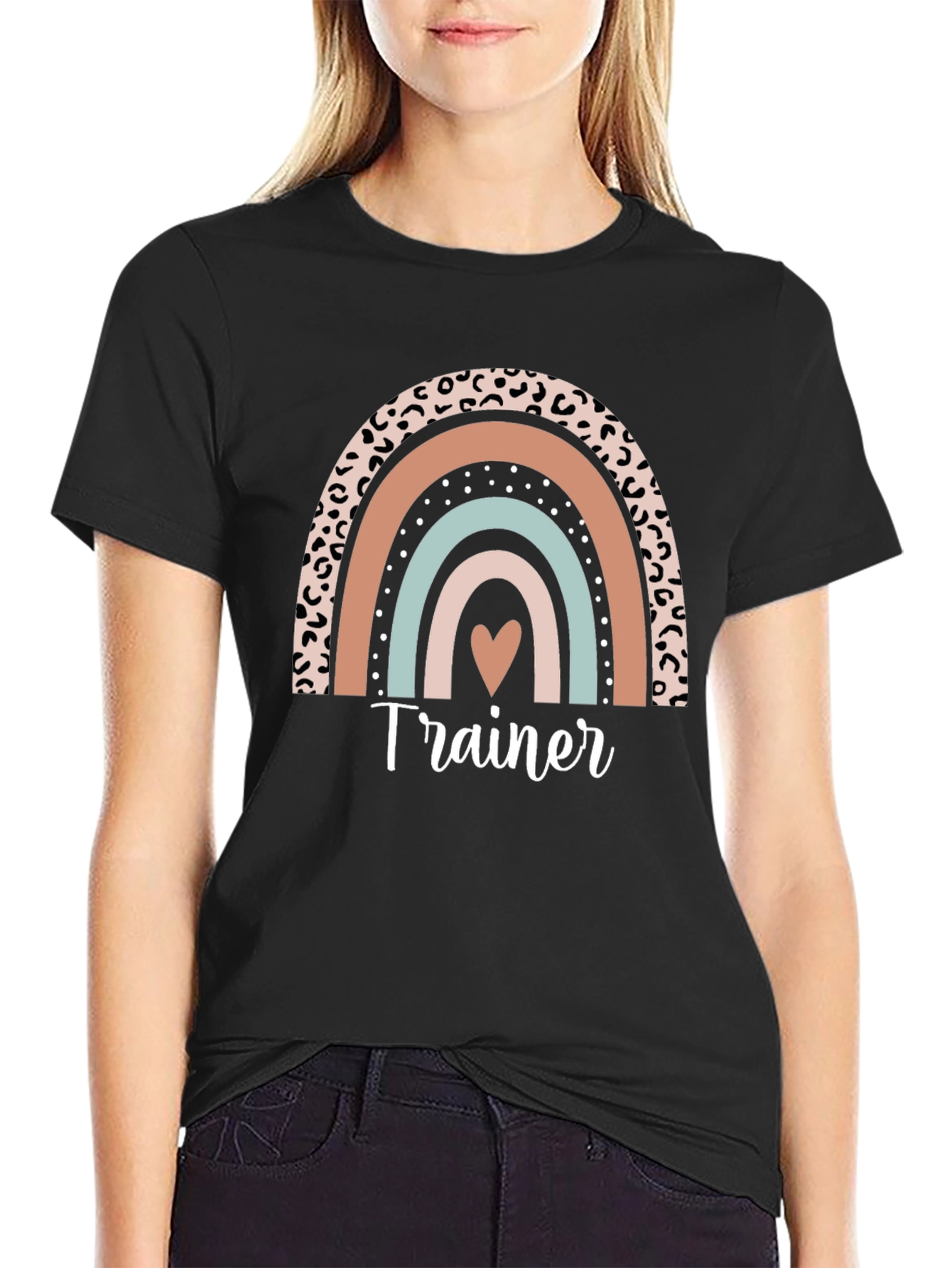 Trainer Rainbow Graphic T-Shirt