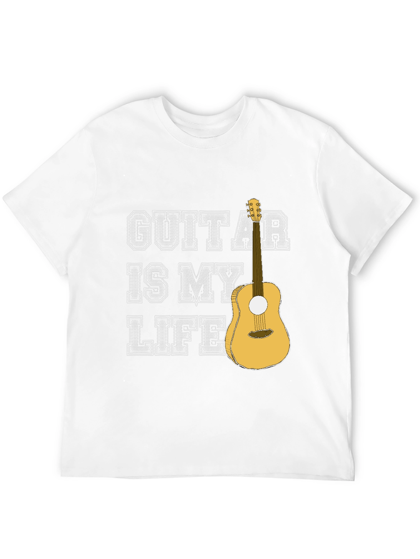 Guitar Is My Life Graphic T-Shirt - Musician Tee