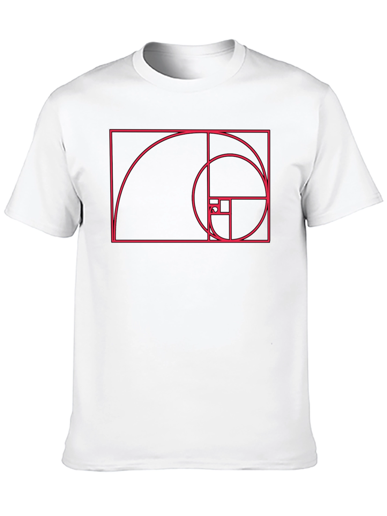 Golden Ratio Fibonacci Sequence Graphic T-Shirt