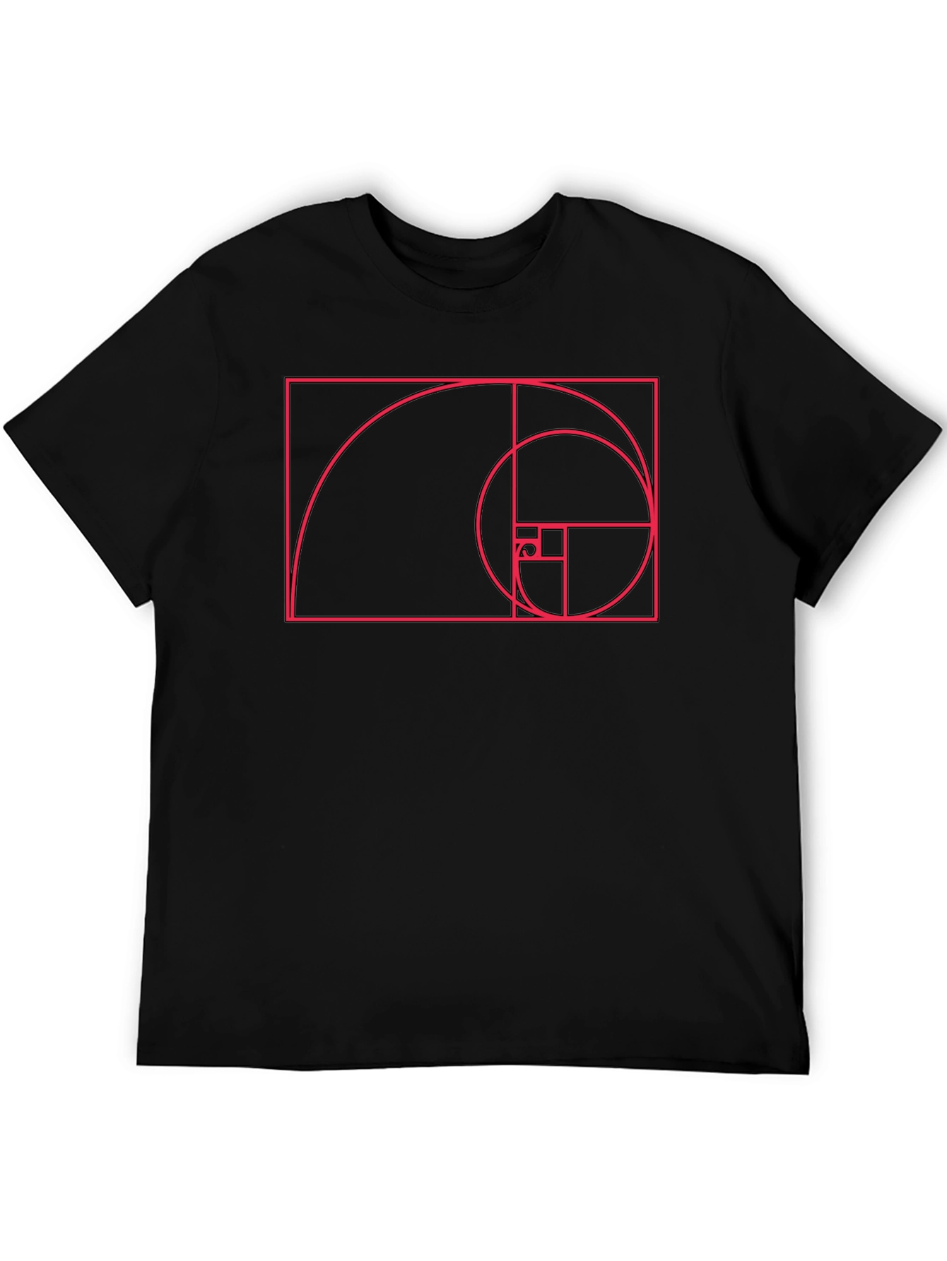 Golden Ratio Fibonacci Sequence Graphic T-Shirt
