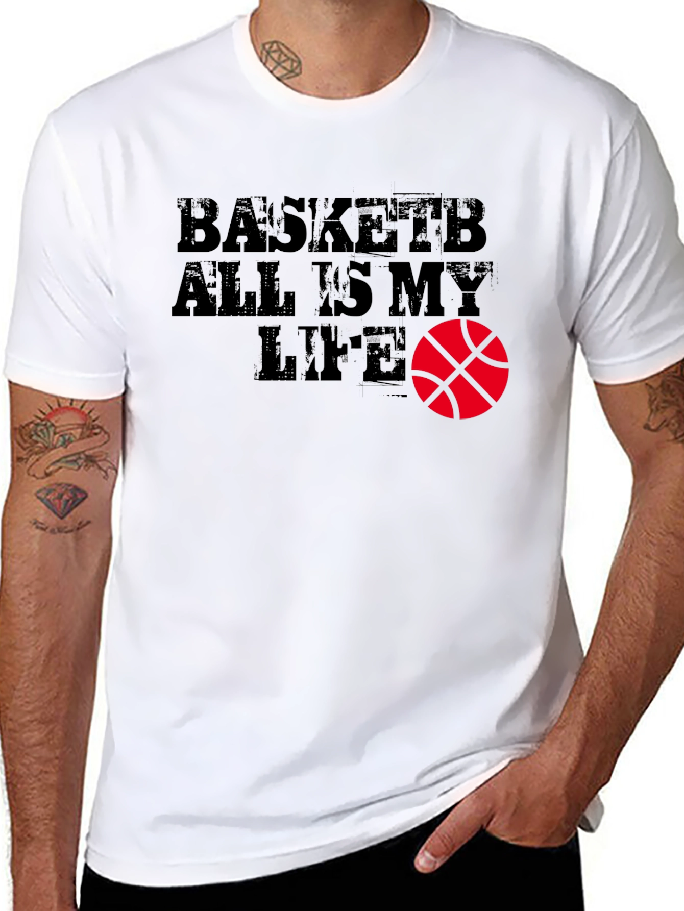 Basketball Is My Life Graphic T-Shirt