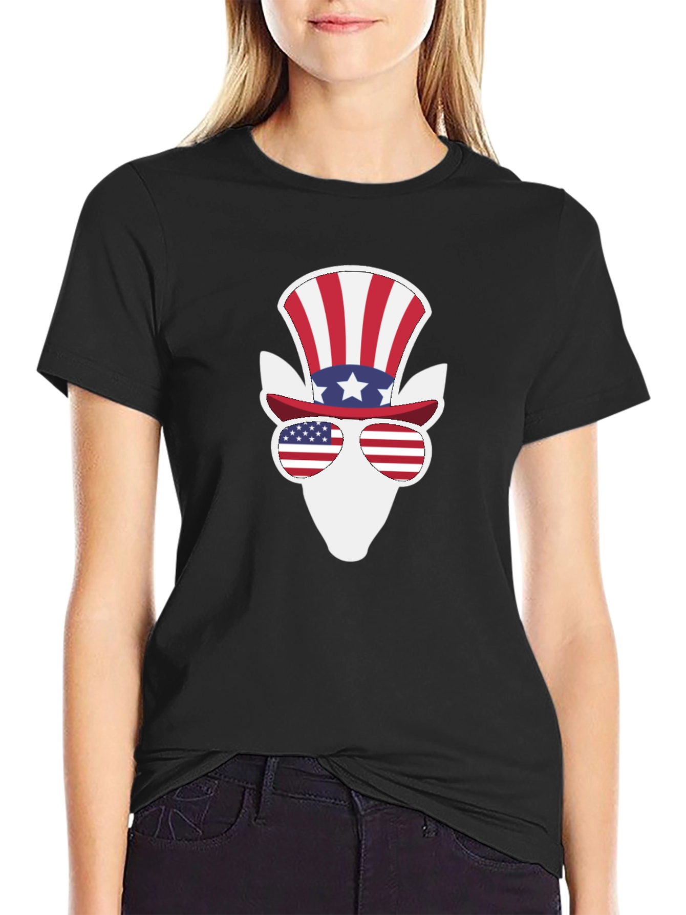 Patriotic Donkey T-Shirt - USA Pride!