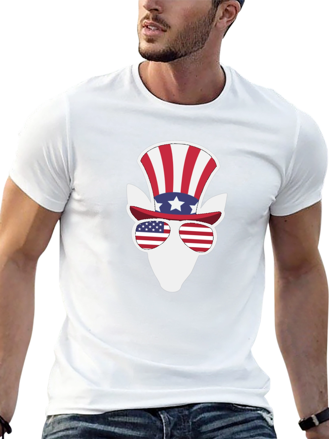 Patriotic Donkey T-Shirt - USA Pride!