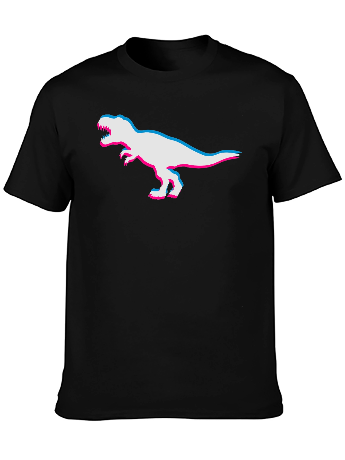 3D Dinosaur Graphic Tee - Cool Retro Style