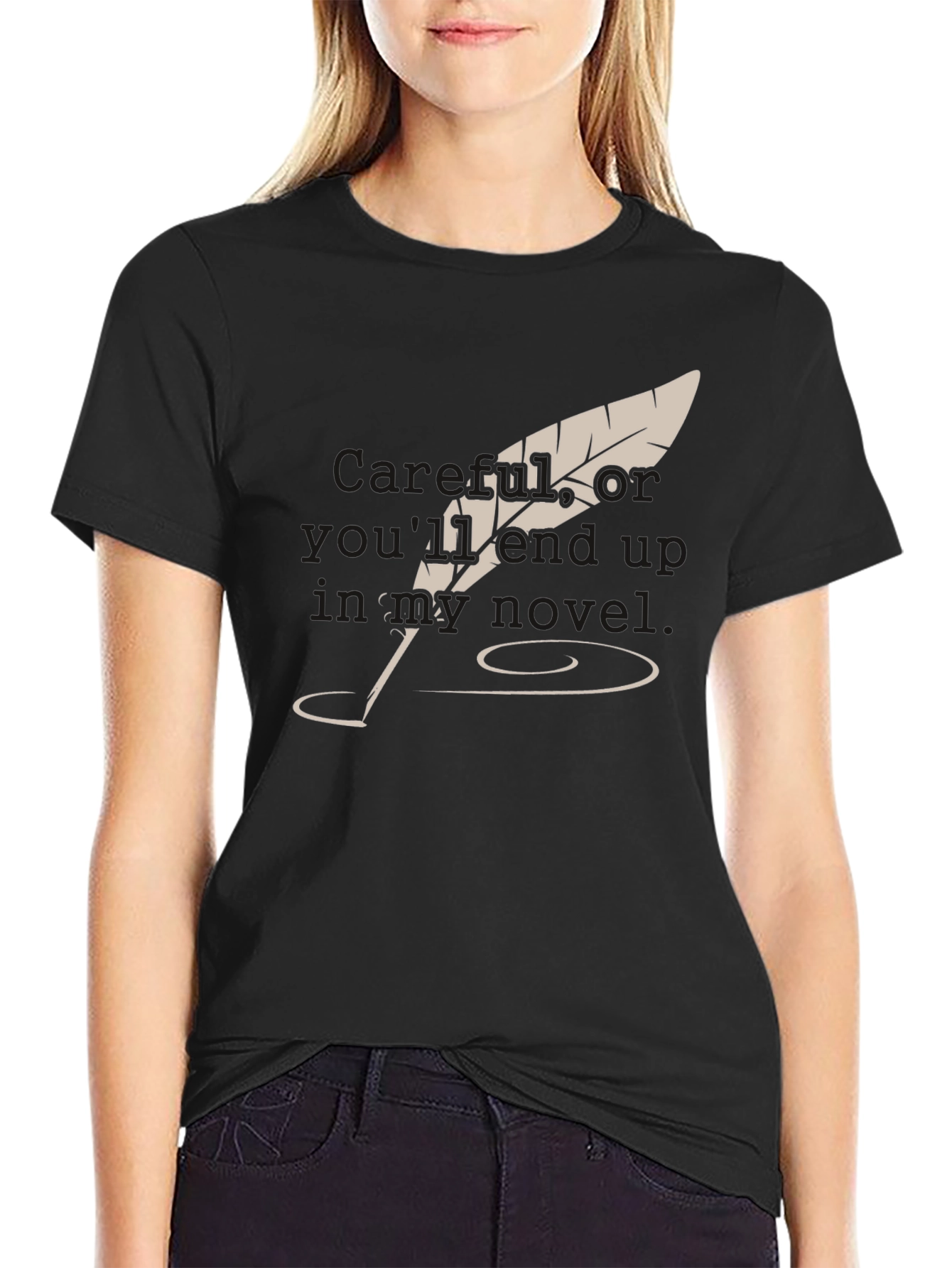 Quill Pen T-Shirt - Writers Tee