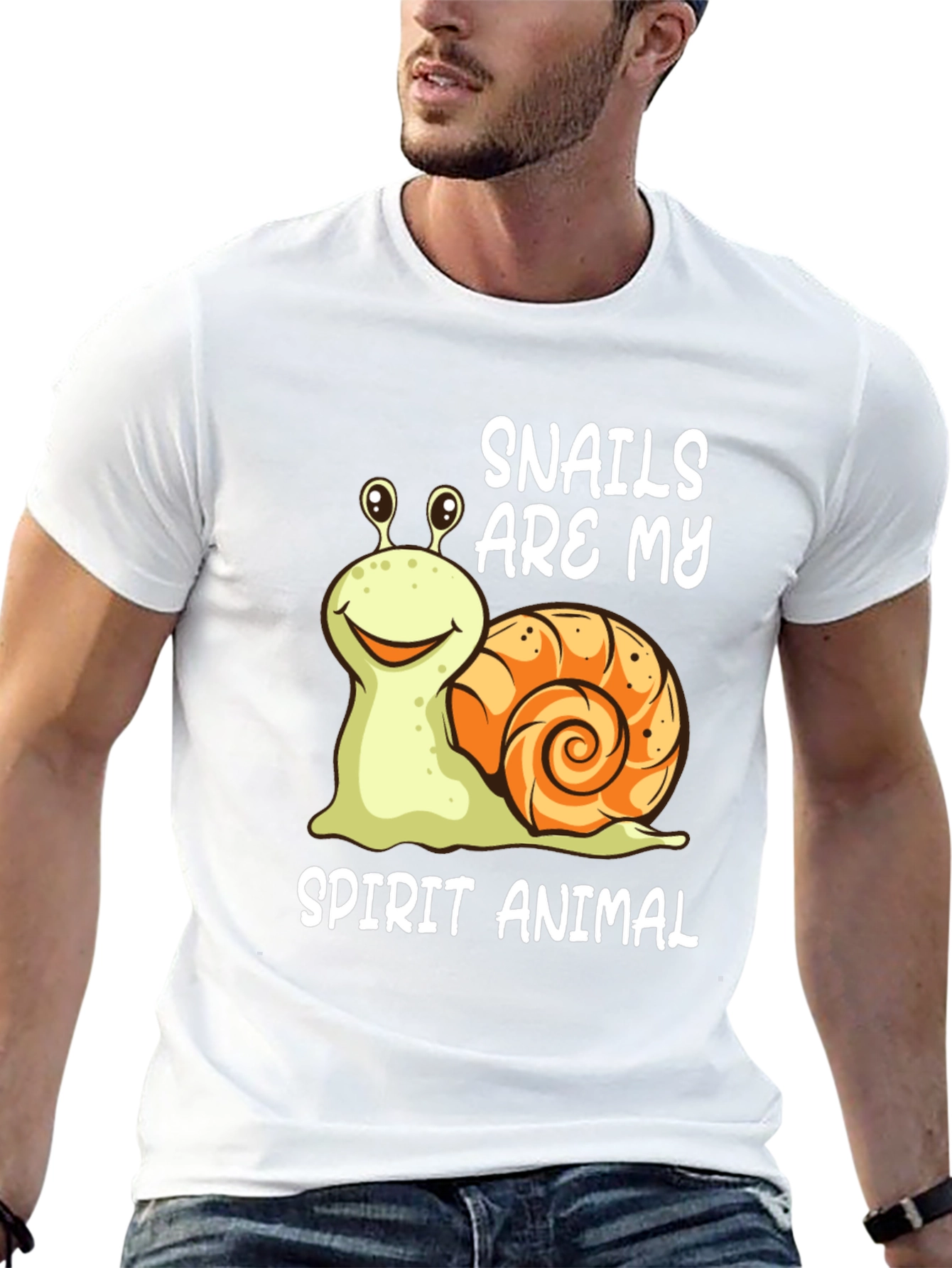 Snails Are My Spirit Animal Funny T-Shirt