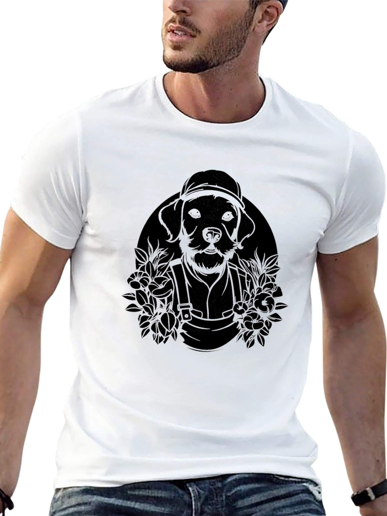 Dog Gardener Graphic T-Shirt